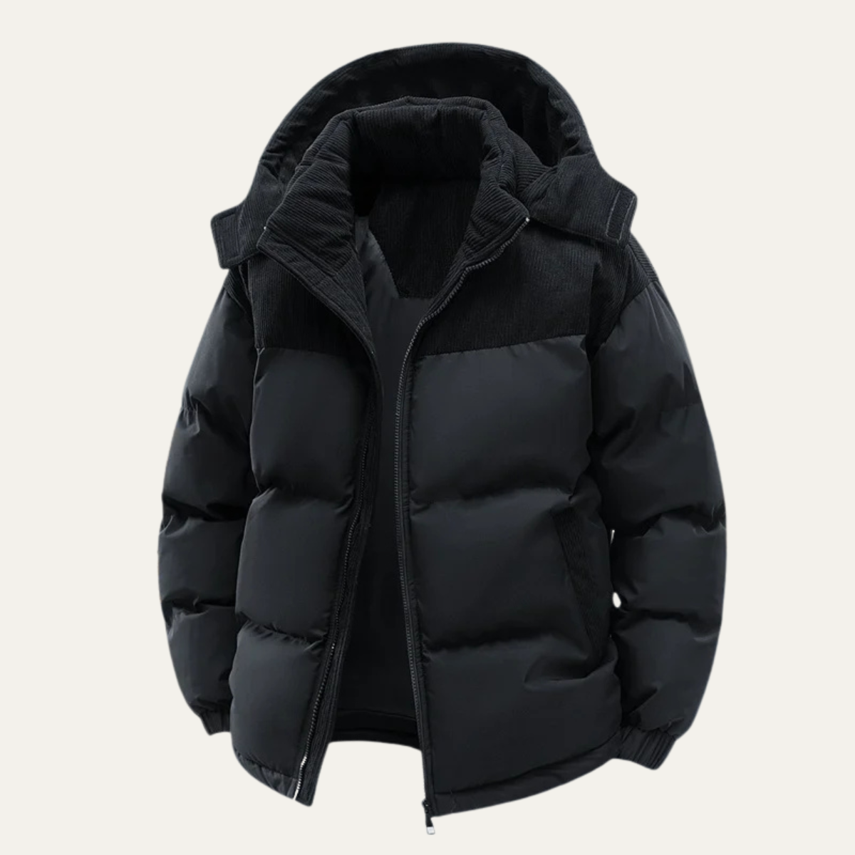 Men's Thick Winter Hooded Puffer Jacket