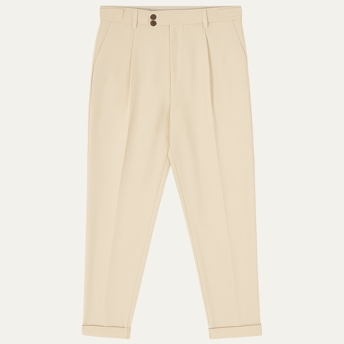 The Whitfield Men's Slim Fit Pleated Dress Trousers
