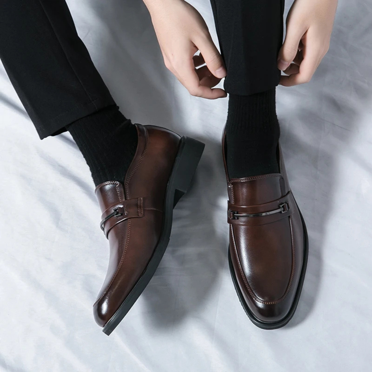 Men's Slip On Dress Shoes Formal Business Loafers