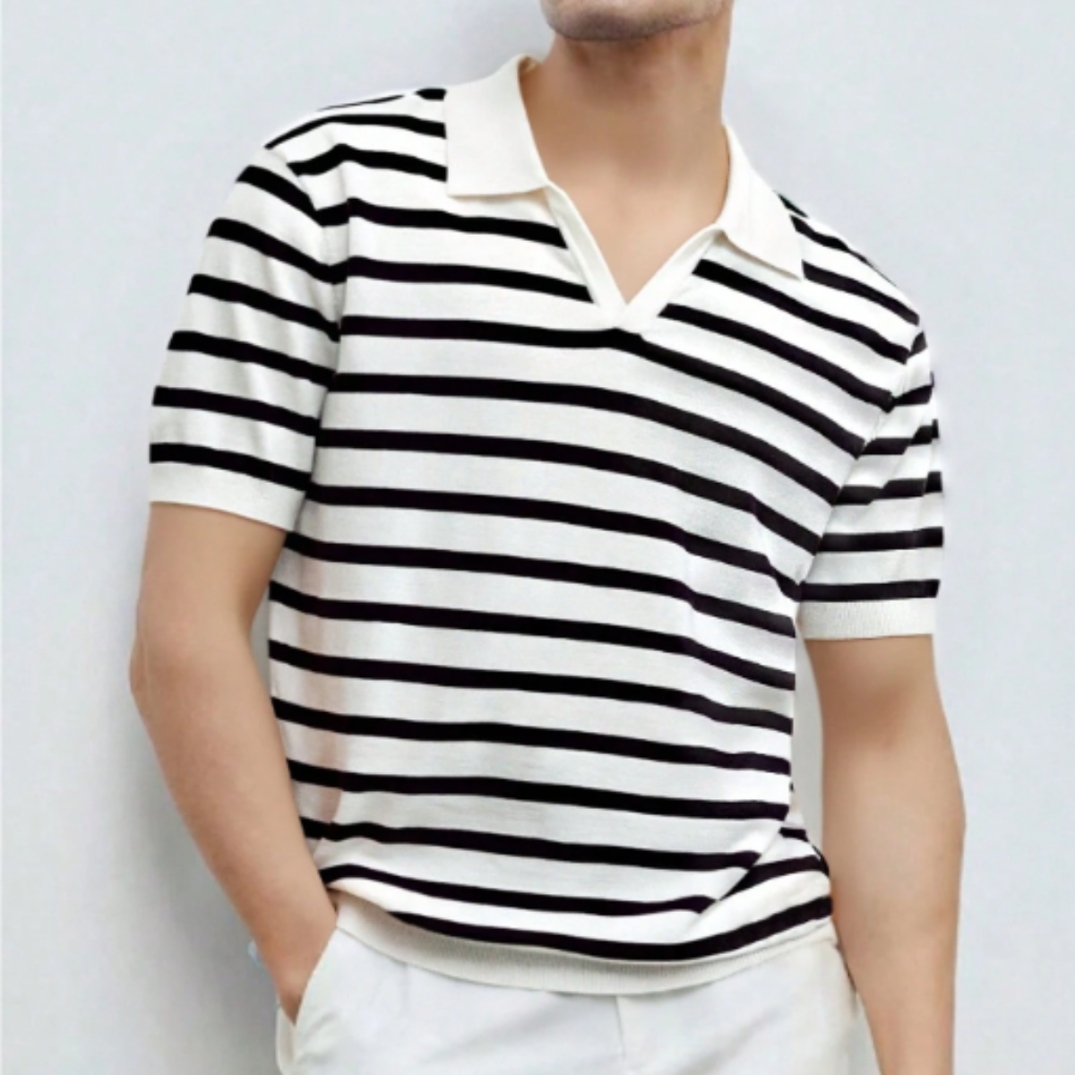 Renzo – Knitted Polo Shirt