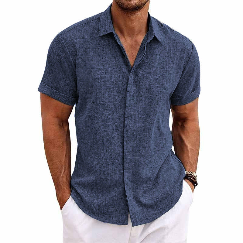 Harbor Short-Sleeve Summer Button-Front Shirt