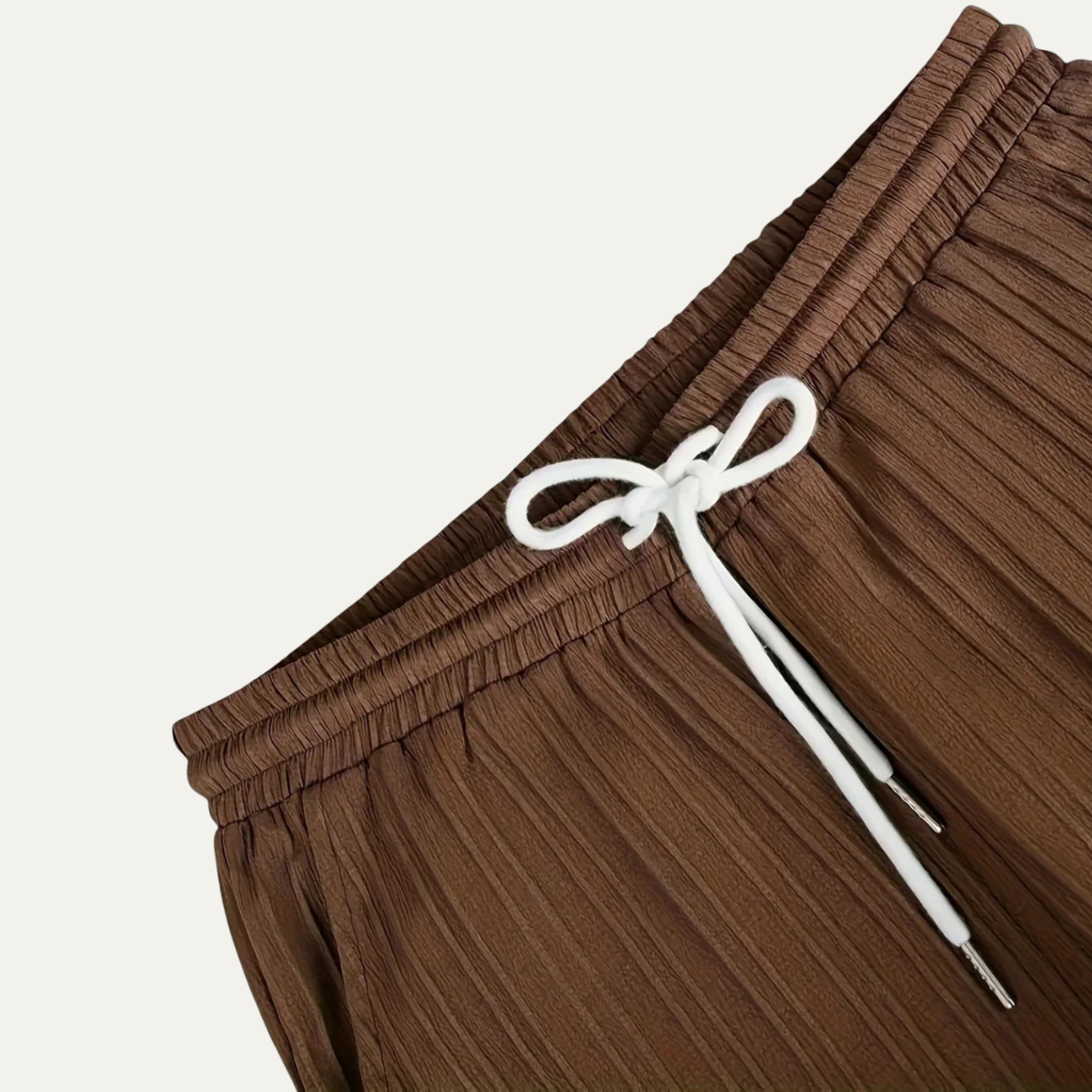The Amalfi Men's Two Piece Set, Short Sleeve Shirt and Drawstring Trousers