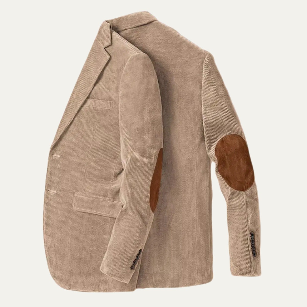 Men's Vintage Corduroy Blazer With Elbow Patches