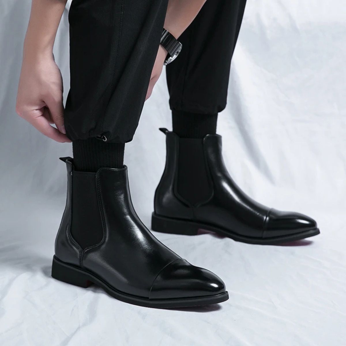 Men's Leather Chelsea Boots