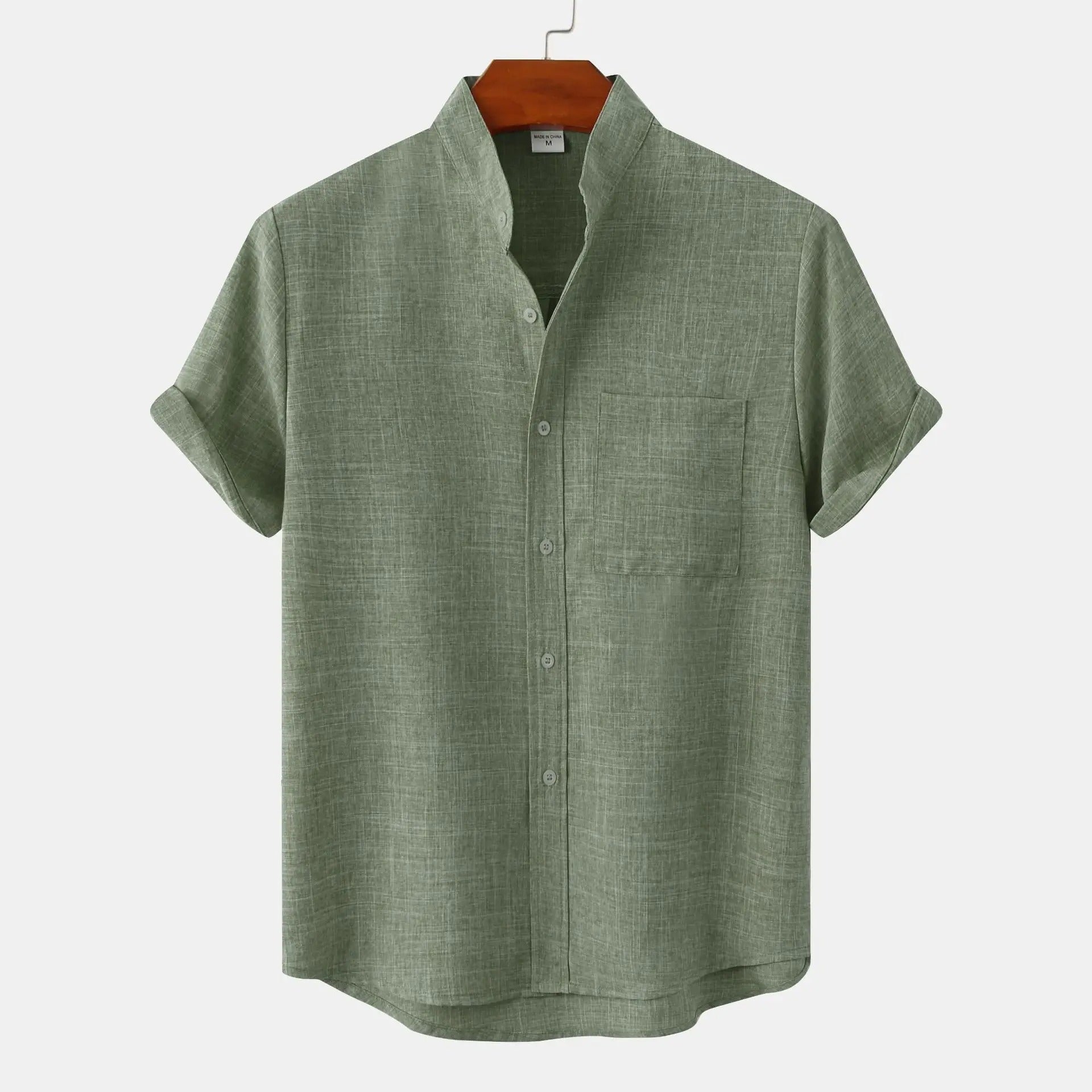 Bavmon Short-Sleeve Casual Summer Shirt