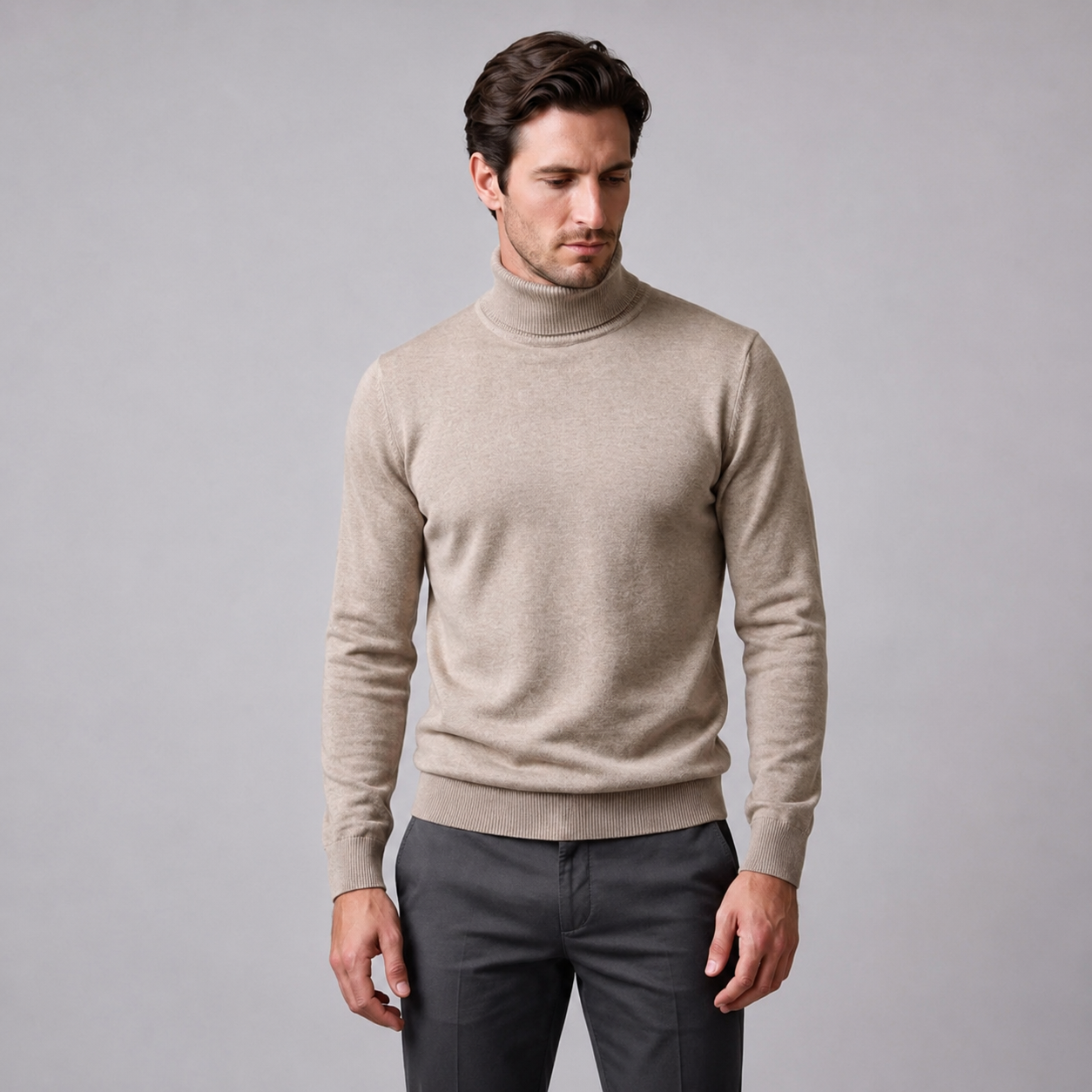 Men's Classic Turtleneck Sweater