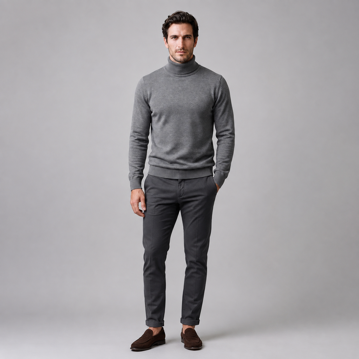 Men's Classic Turtleneck Sweater