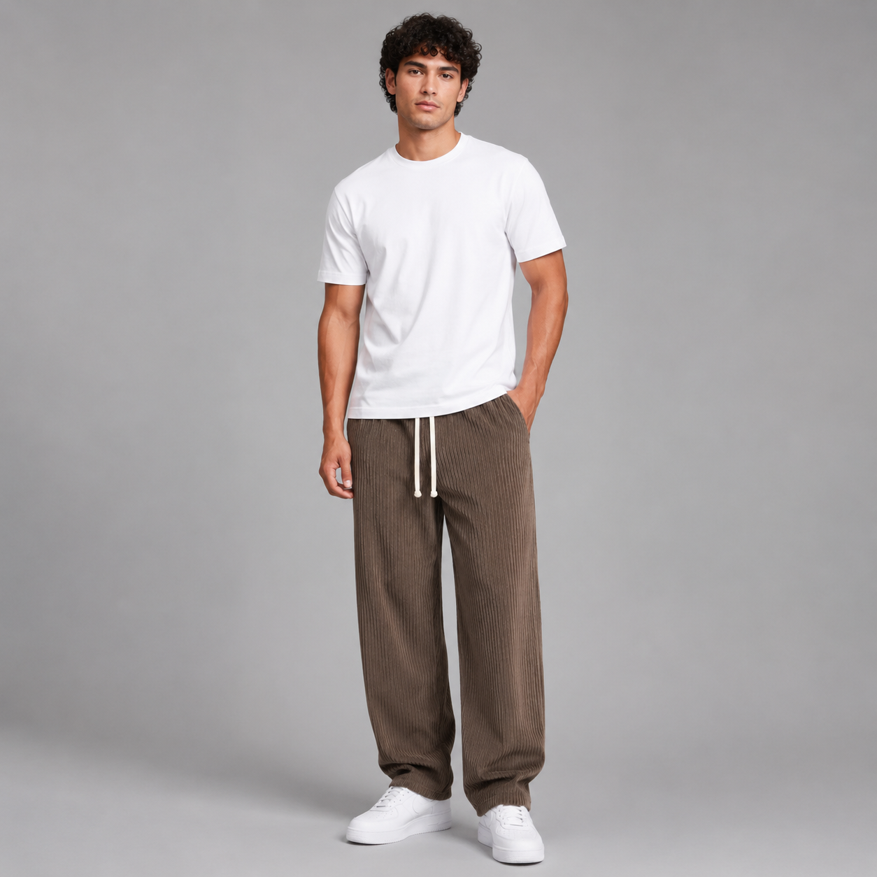 Men's Relaxed Fit Corduroy Trousers