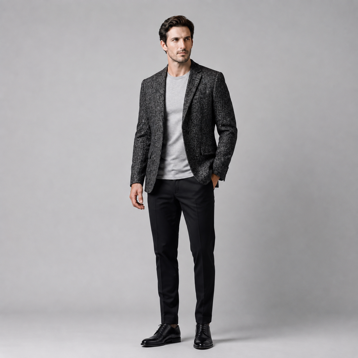 Men's Slim-Fit Winter Blazer Jacket