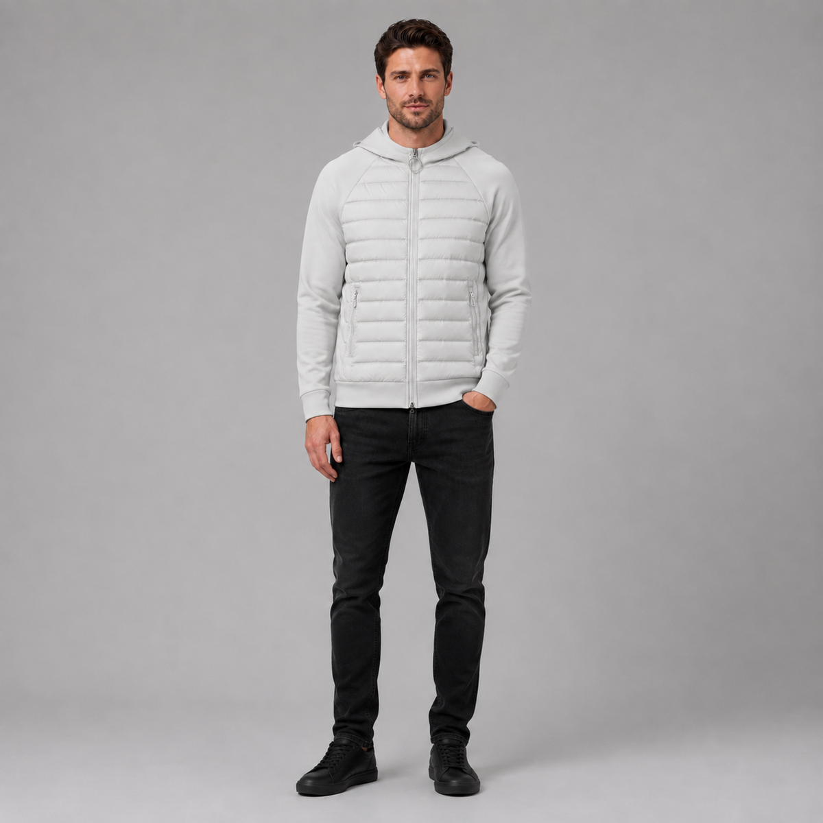Men’s Hooded Quilted Jacket