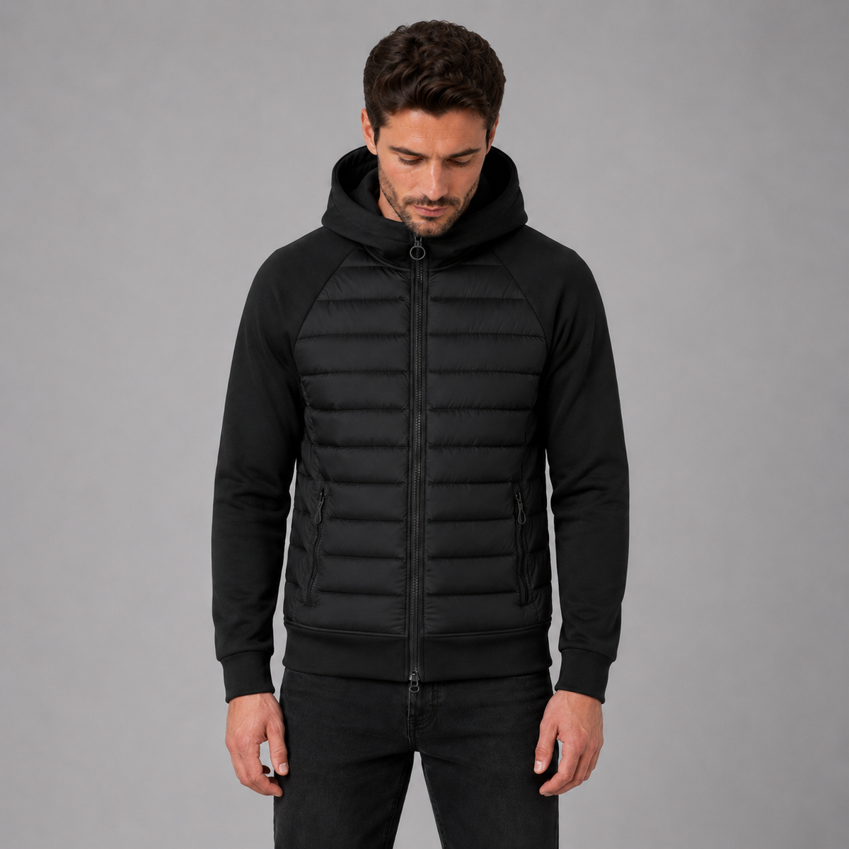 Men’s Hooded Quilted Jacket