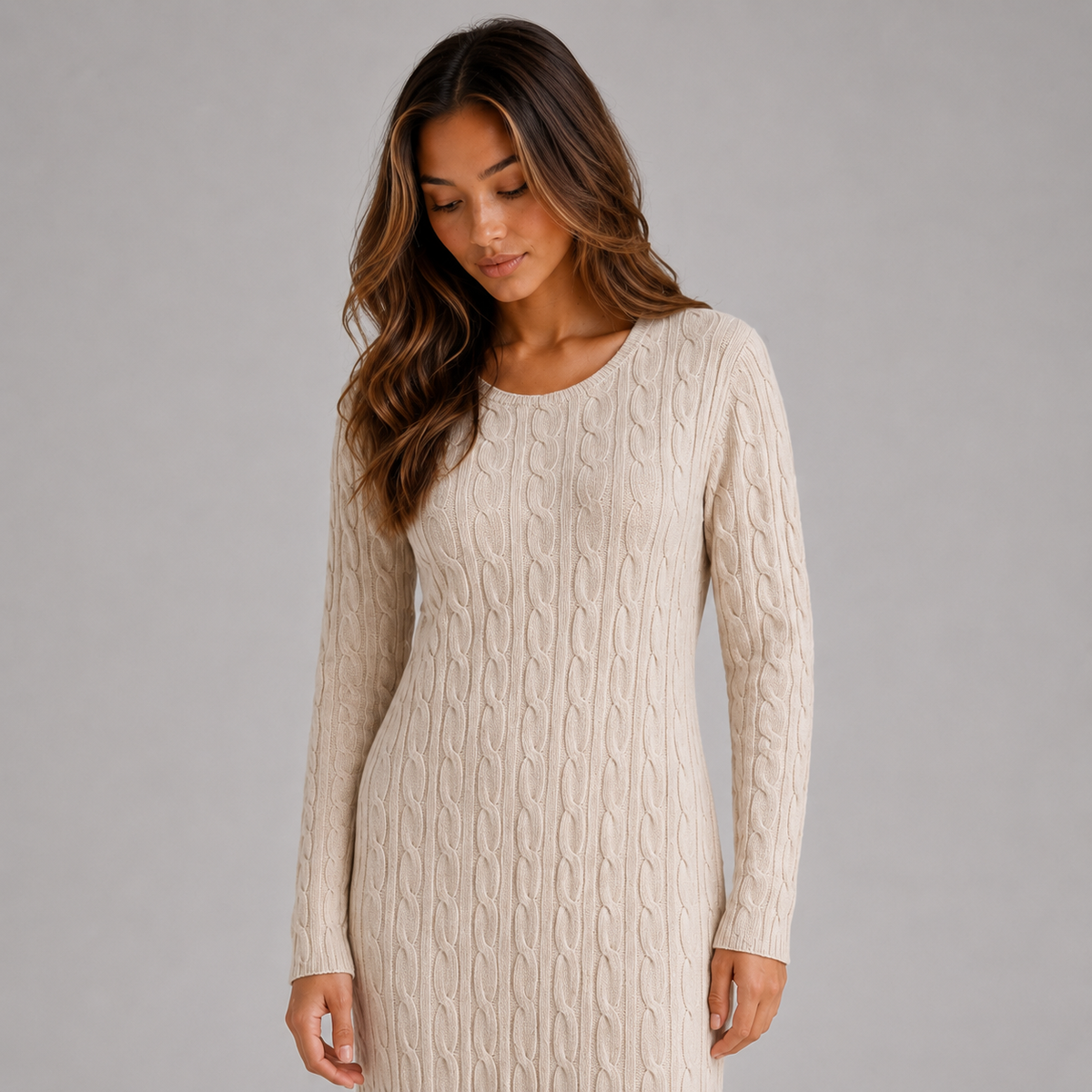 Women’s Cable Knit Maxi Dress