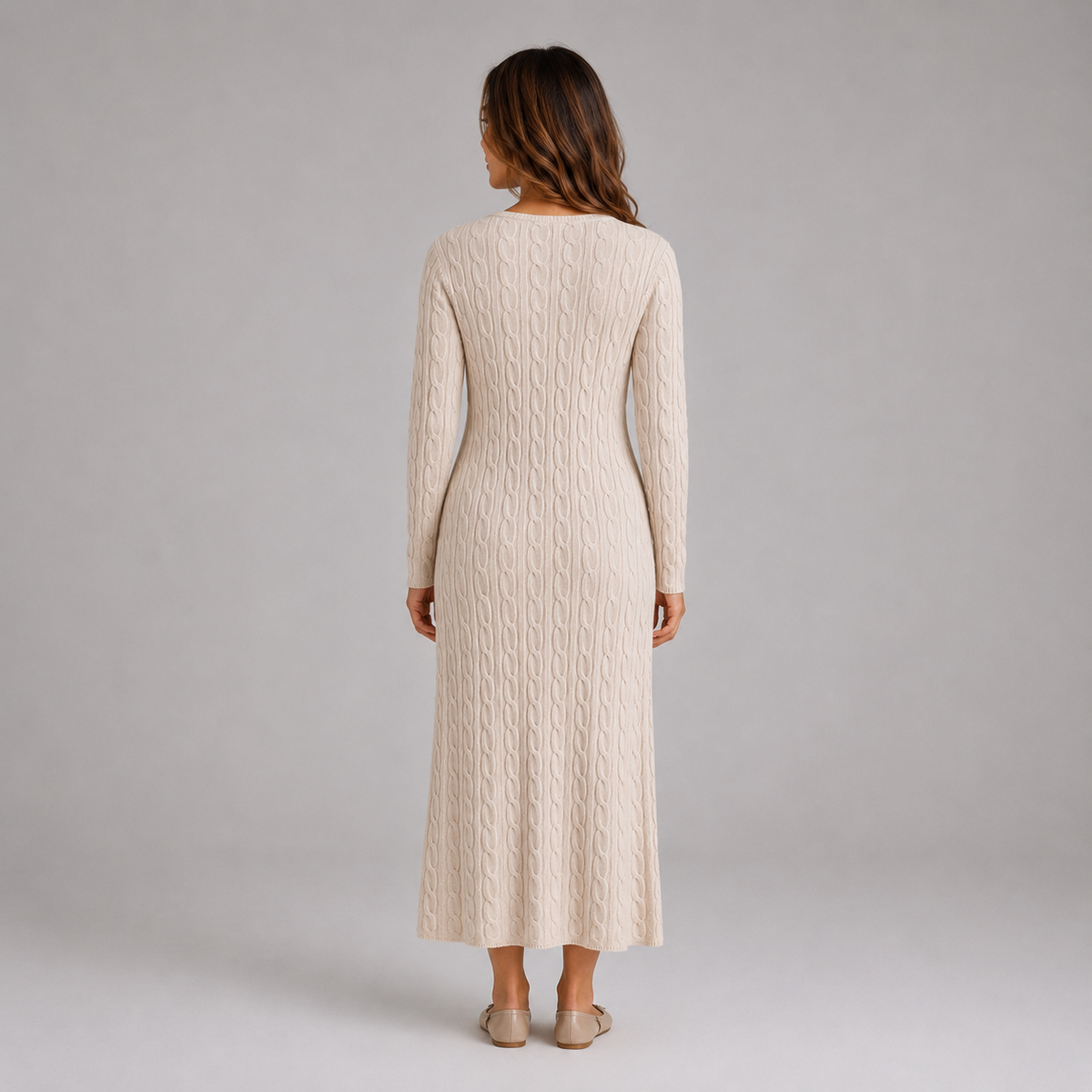 Women’s Cable Knit Maxi Dress