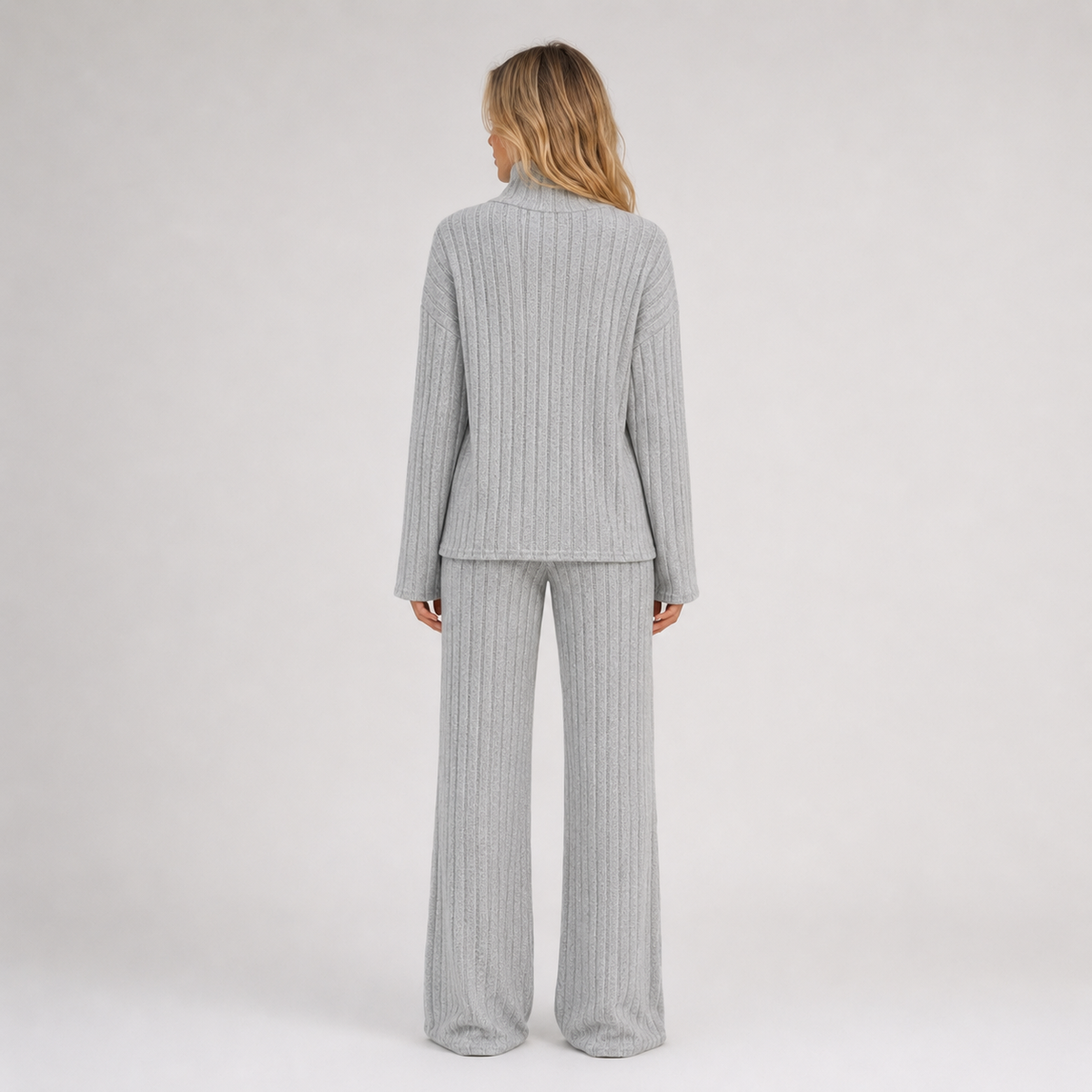 Women’s Ribbed Knitted Lounge Set