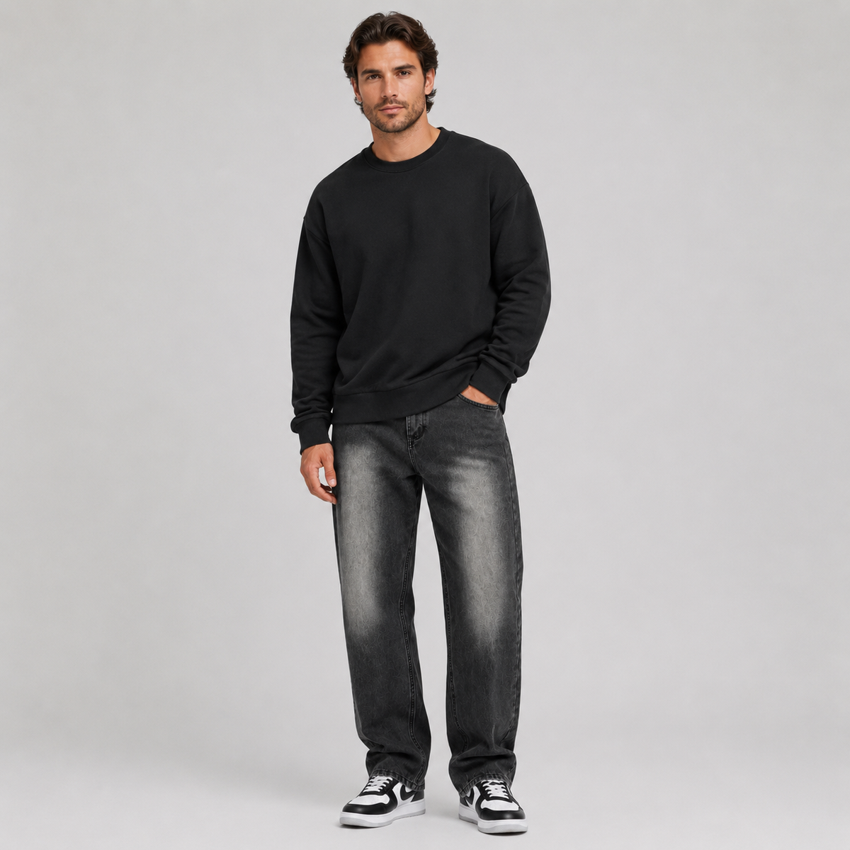 Men’s Relaxed Fit Straight Leg Jeans