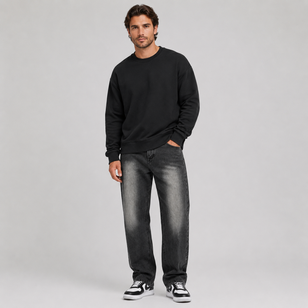 Men’s Relaxed Fit Straight Leg Jeans