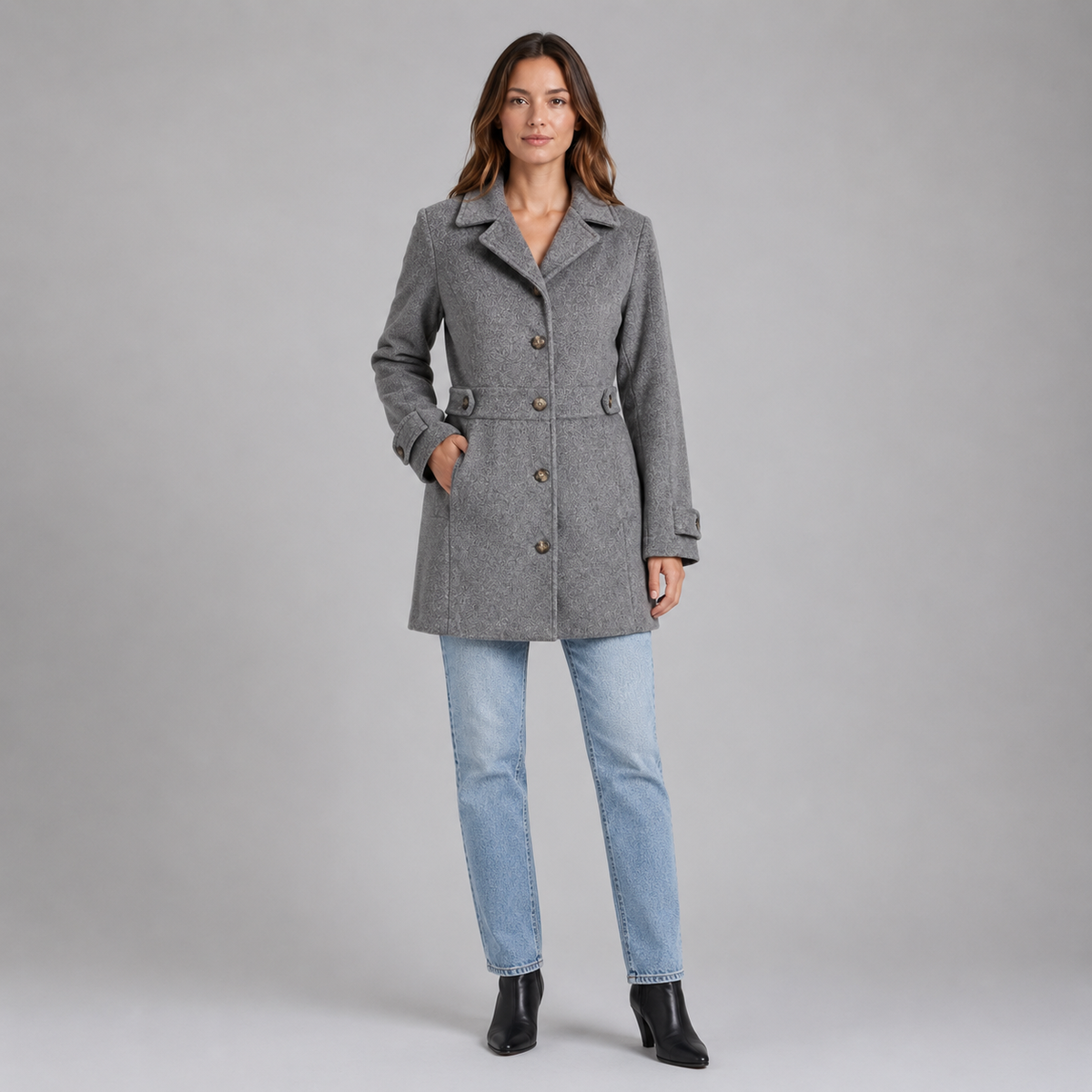 Women’s Tailored Button Coat