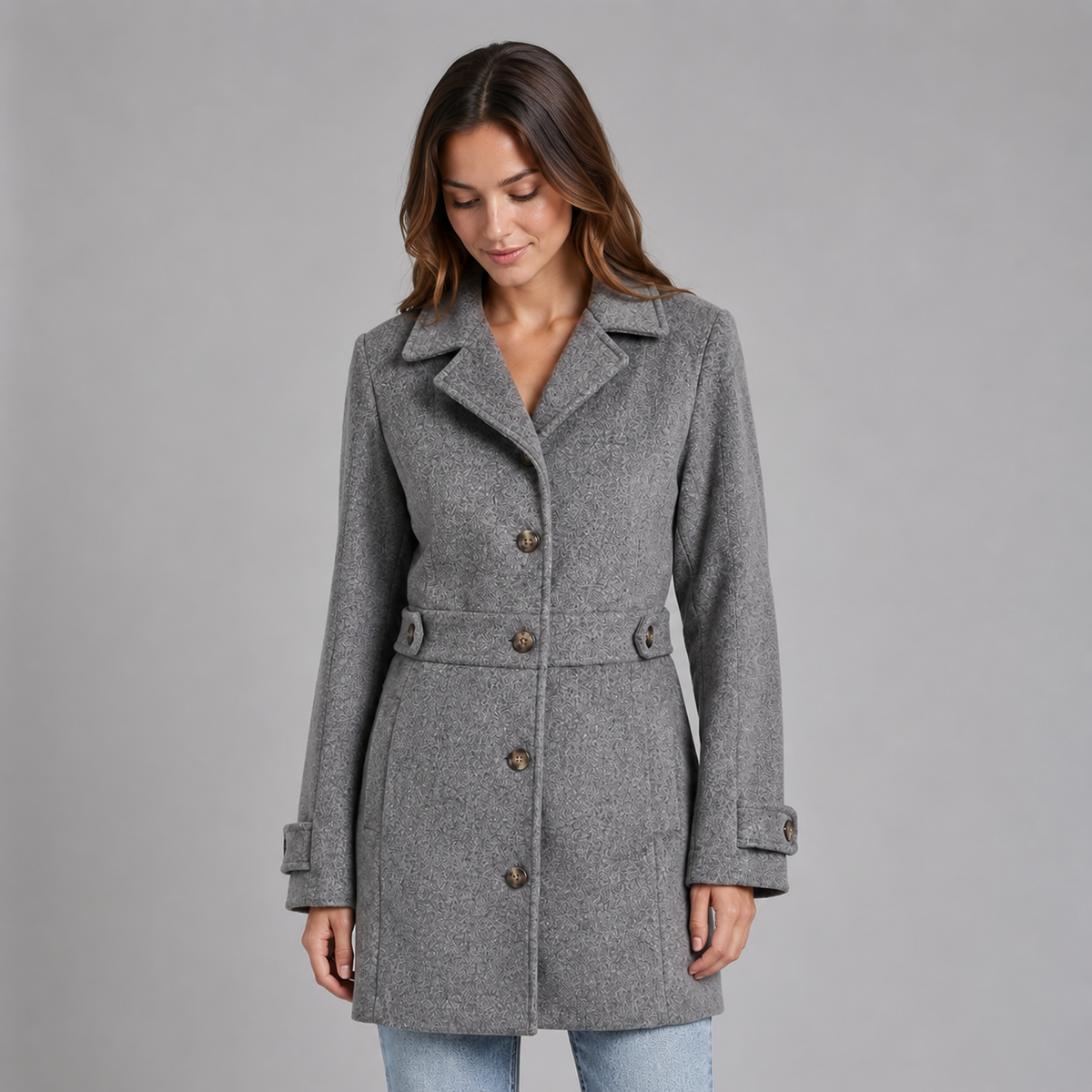 Women’s Tailored Button Coat
