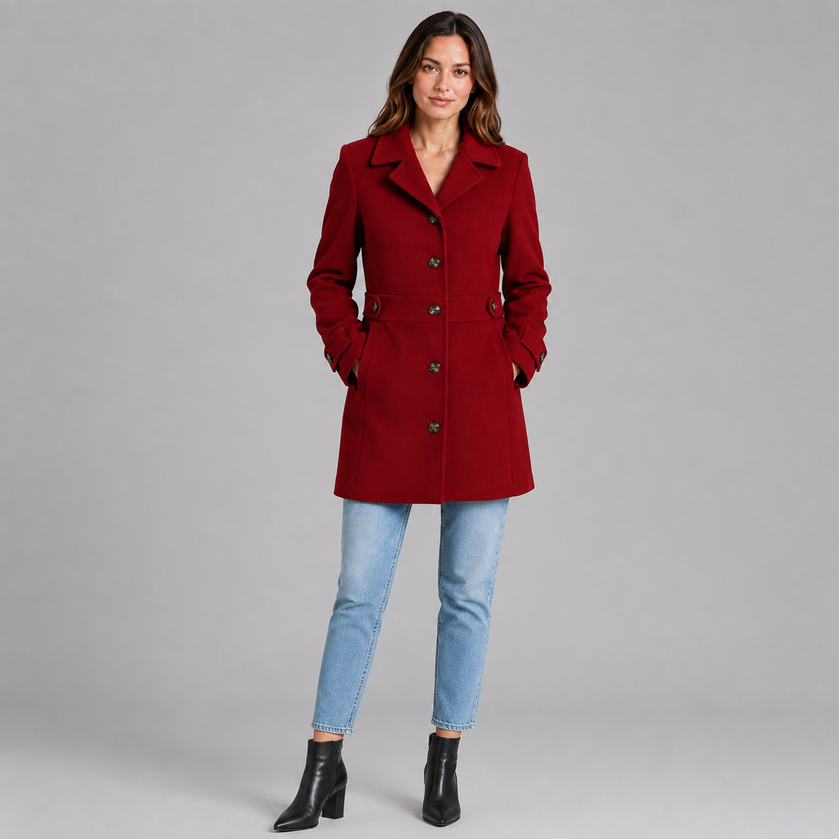 Women’s Tailored Button Coat