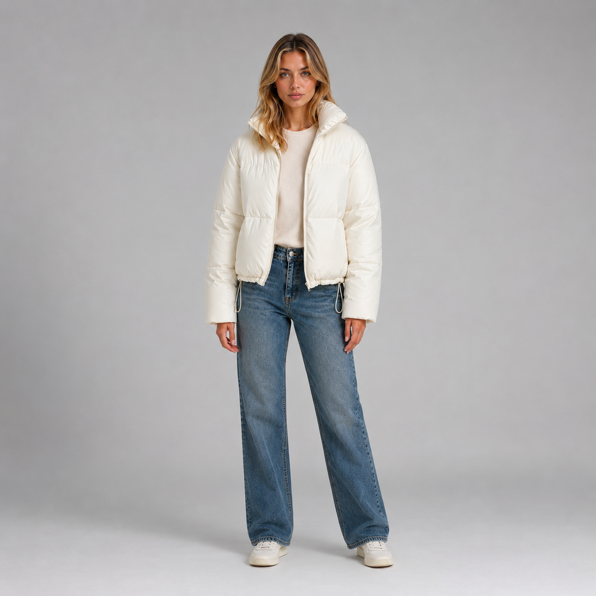 Women’s Cropped Puffer Jacket