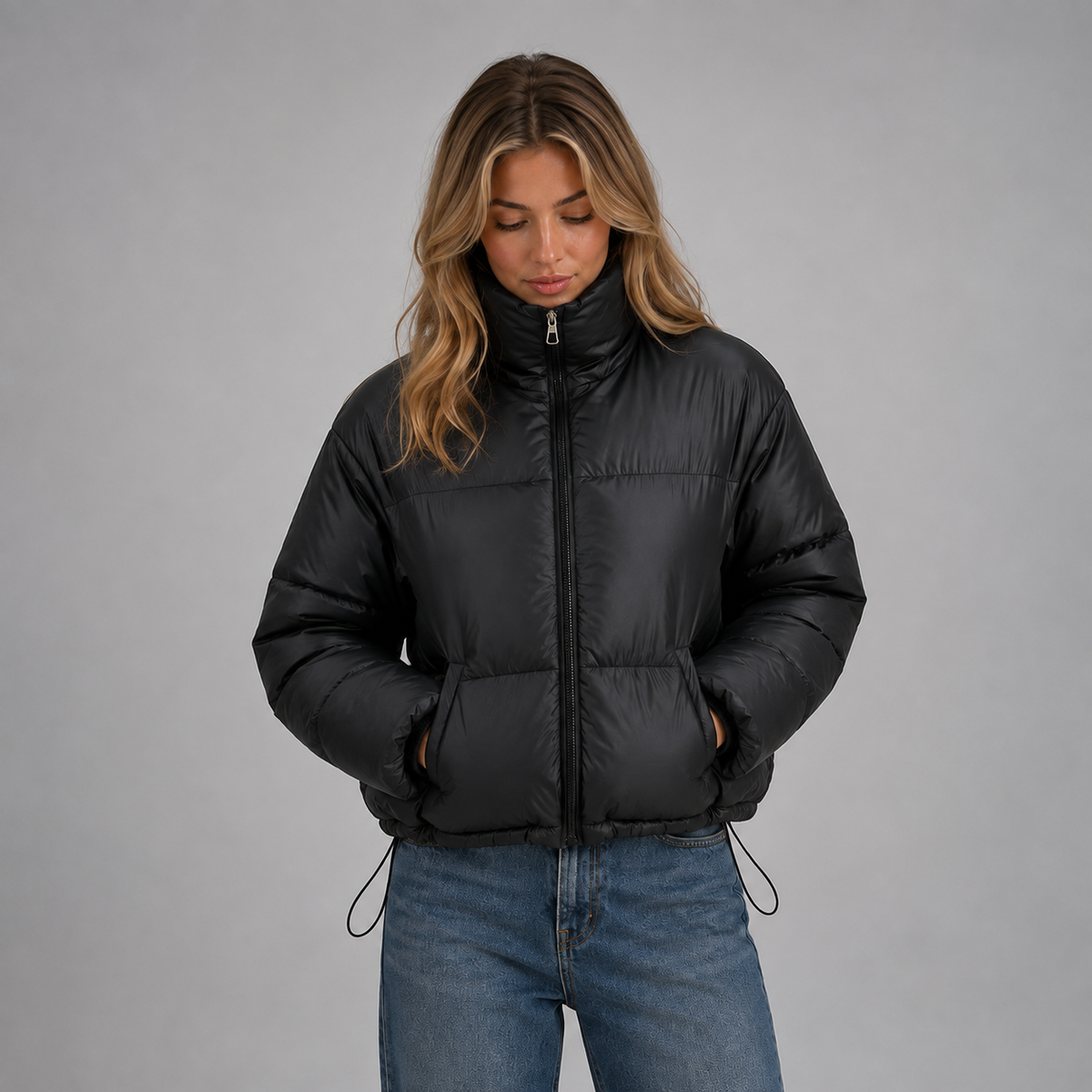 Women’s Cropped Puffer Jacket