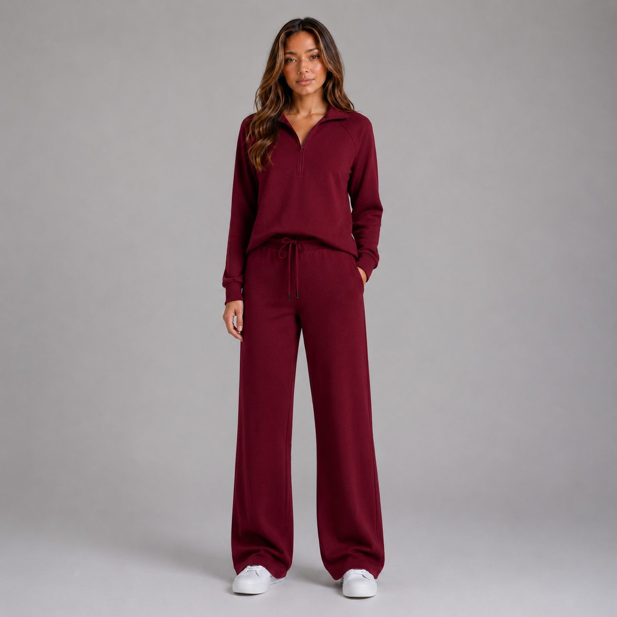 Women’s Half Zip Lounge Set