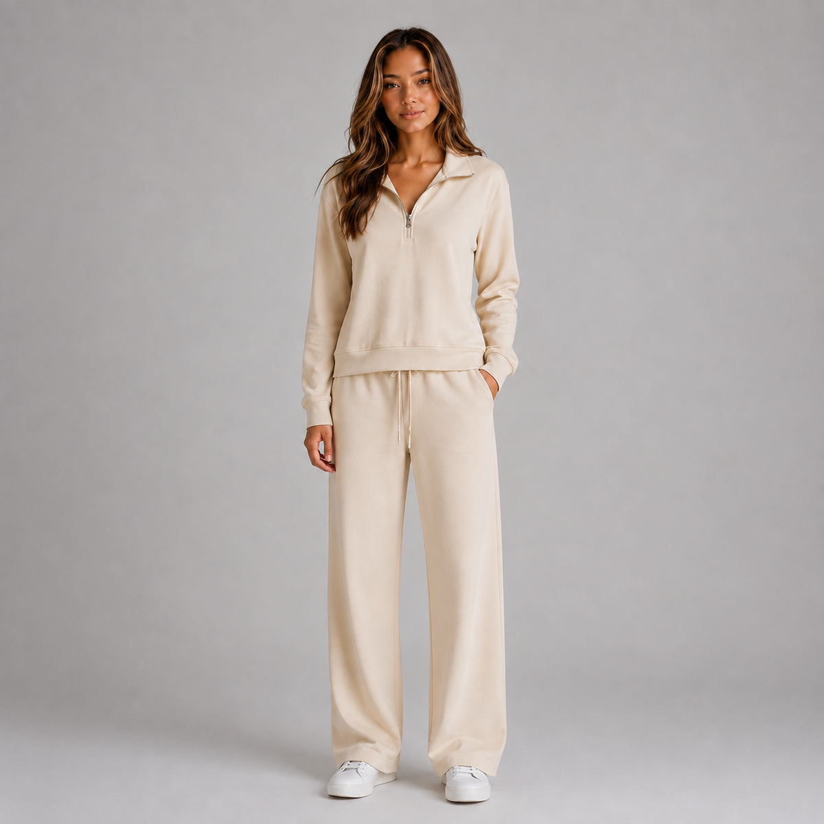 Women’s Half Zip Lounge Set