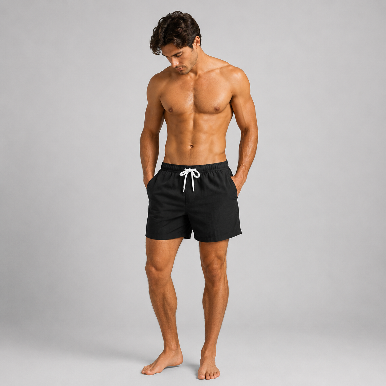 Men’s Dylan Solid Colour Cotton Shorts