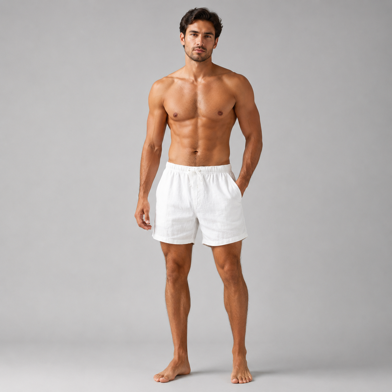 Men’s Dylan Solid Colour Cotton Shorts