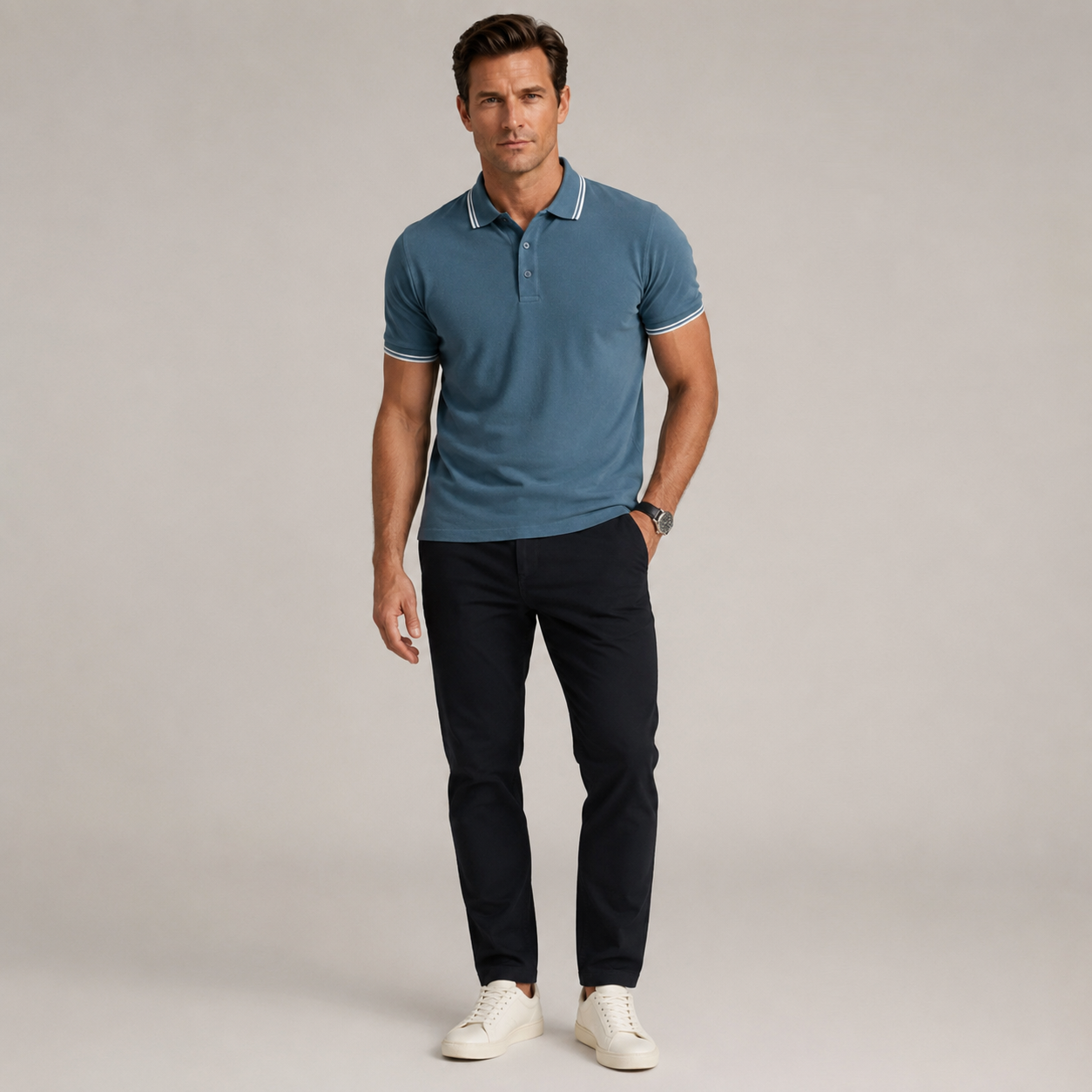 Men’s Stylish Cotton Polo Shirt