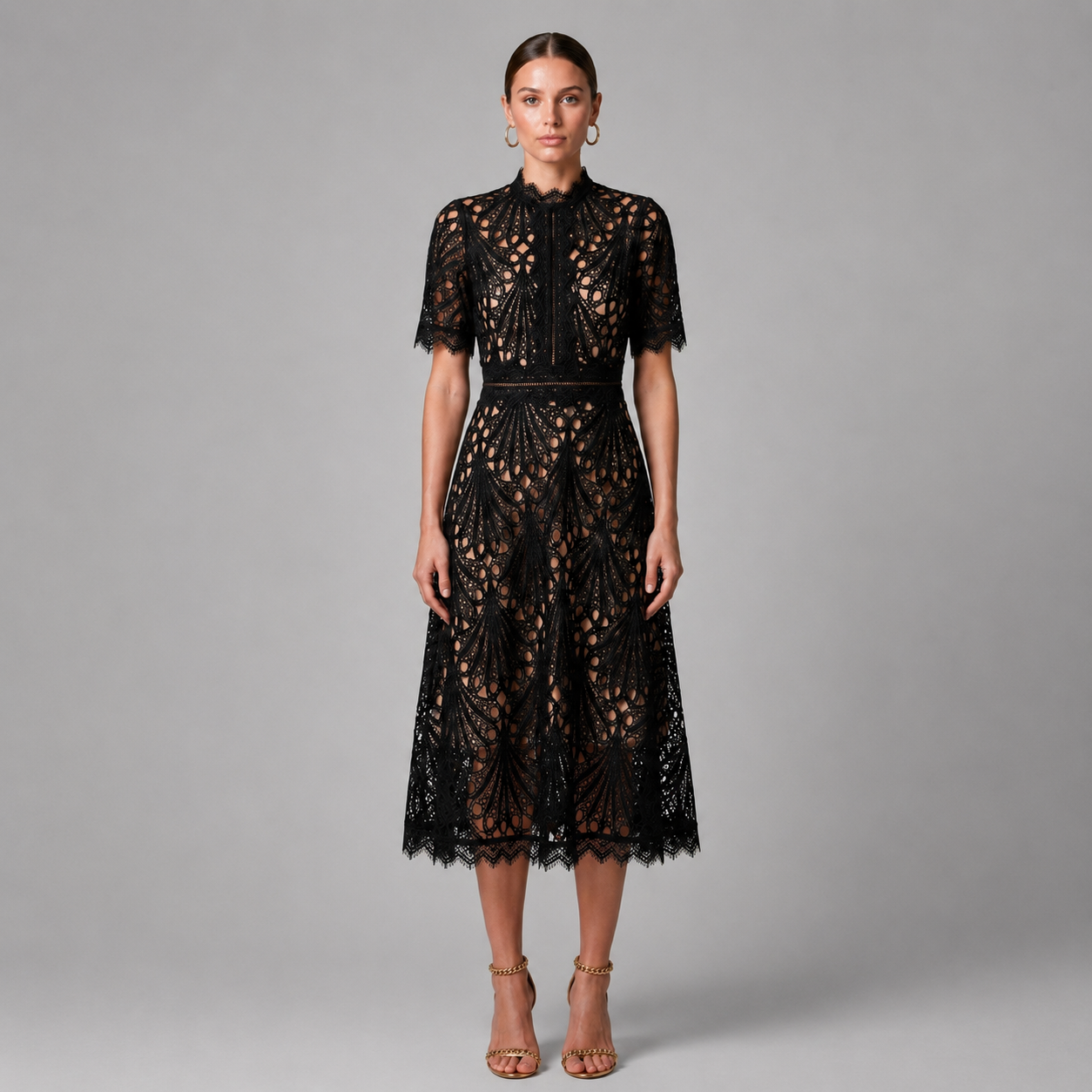 Women’s Lace Midi Dress