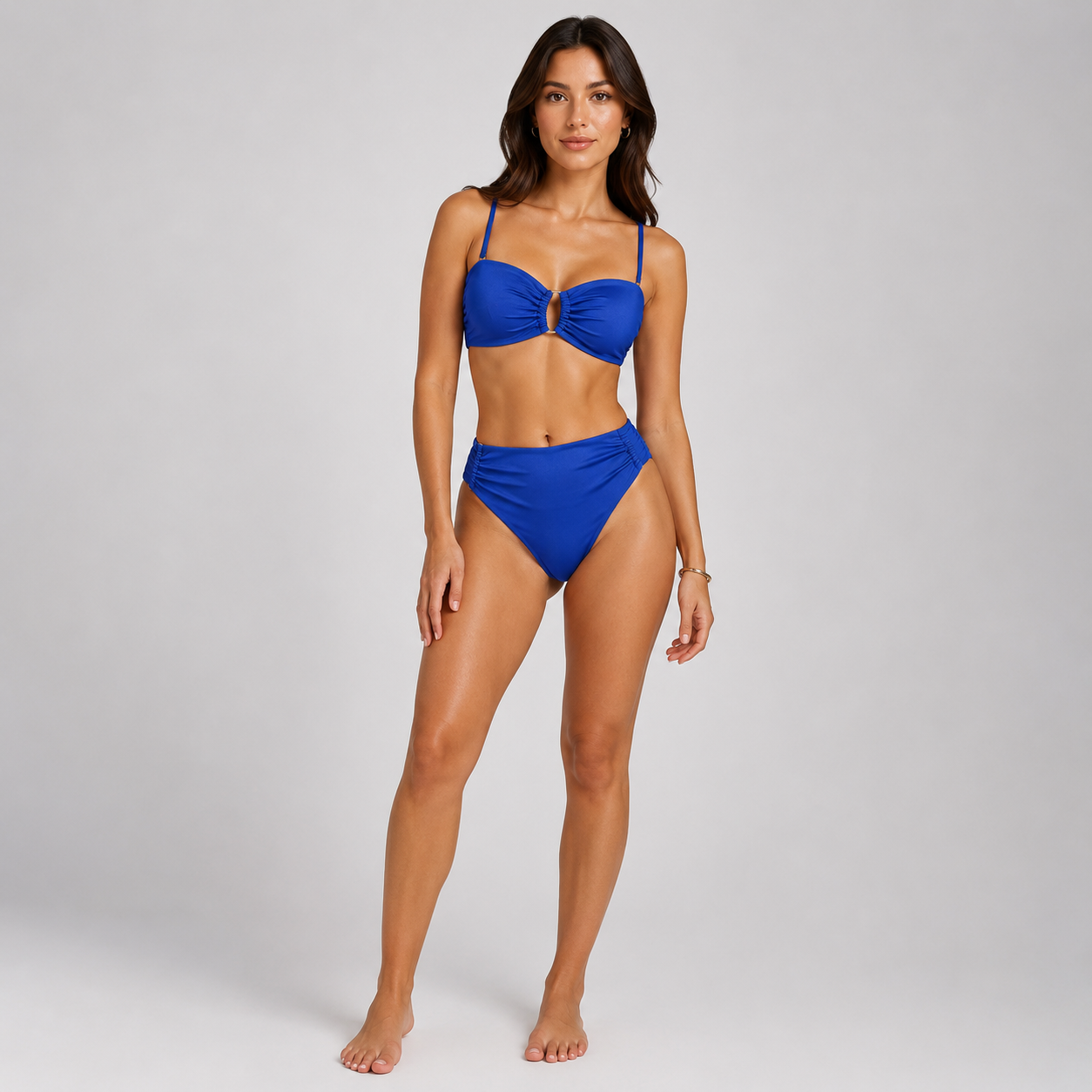 Women’s Two-Piece Bandeau Brazilian Bikini Set