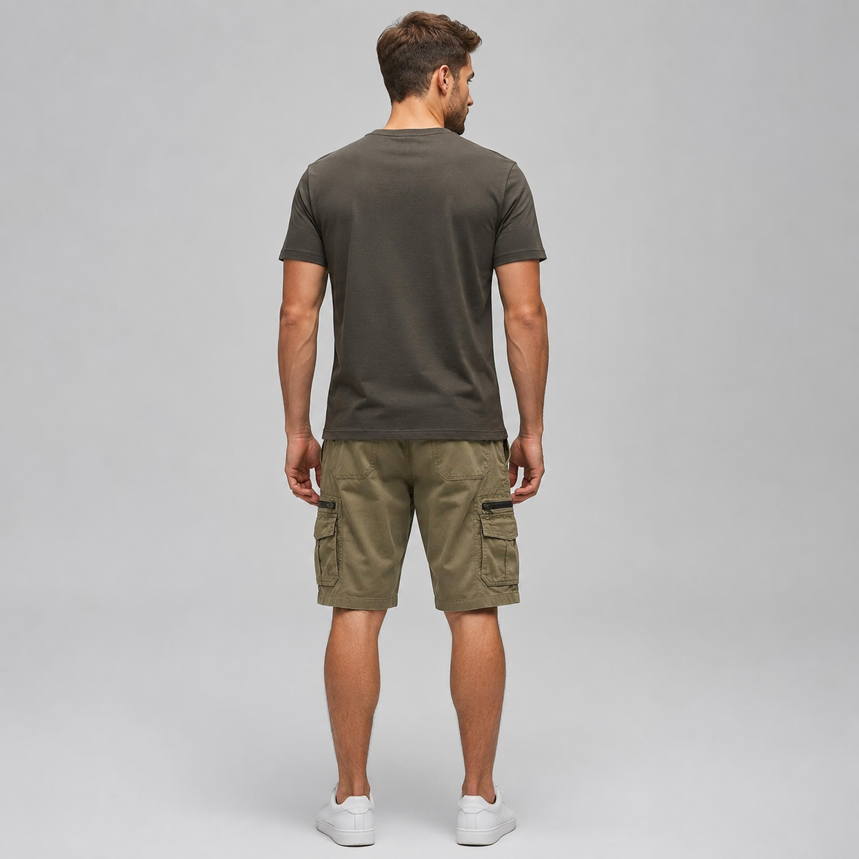 Men's Multi-Pocket Tactical Cargo Shorts