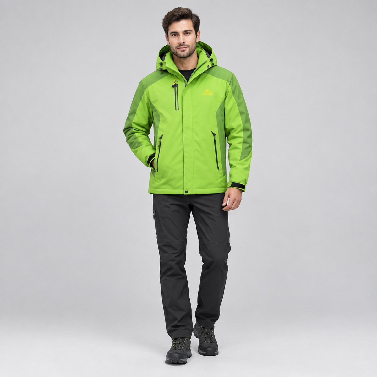 Women's Colour-Block Hooded Jacket — product image