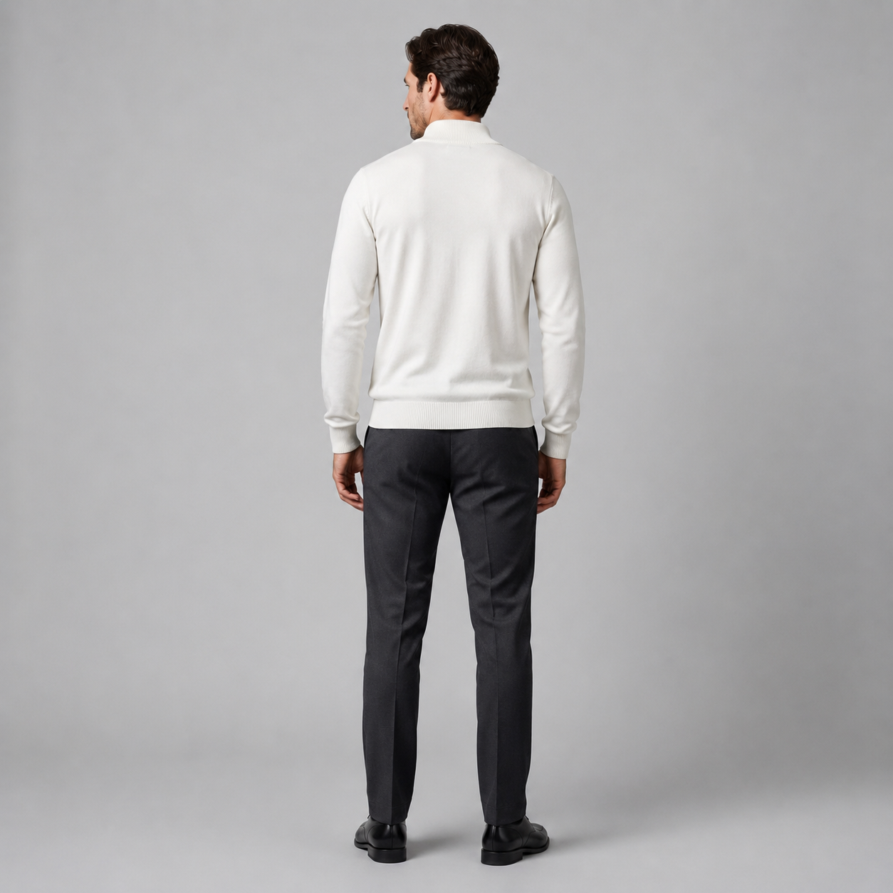 Men's Comfortable Half-Zip Sweater