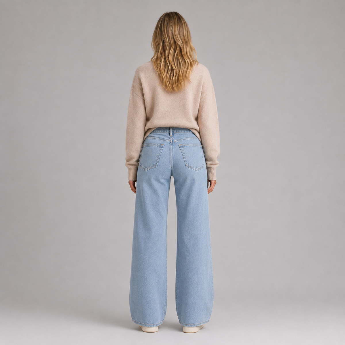 Women’s High Waisted Wide Leg Jeans