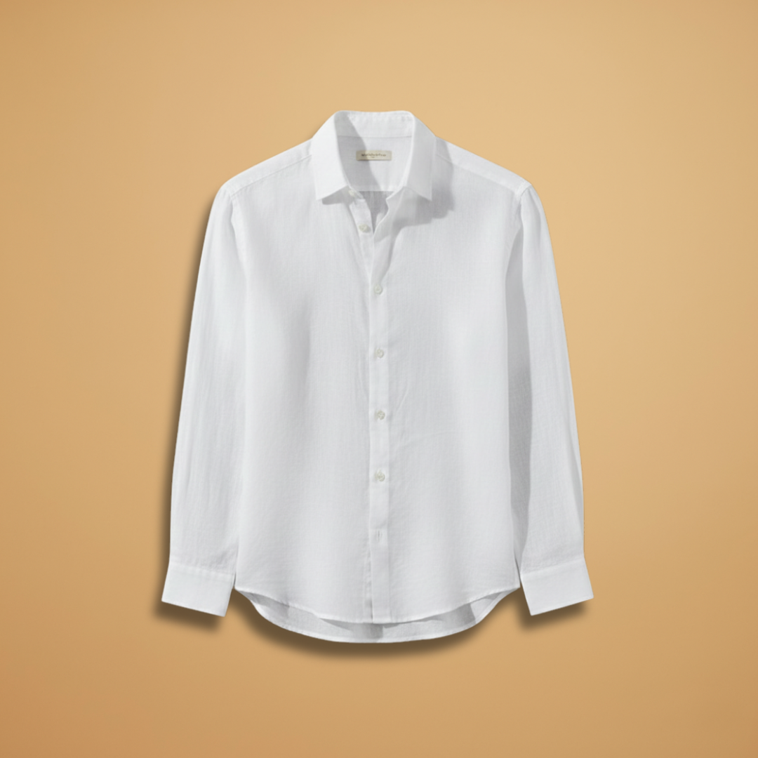 Men's Long Sleeve Classic Collar Button Down Shirt