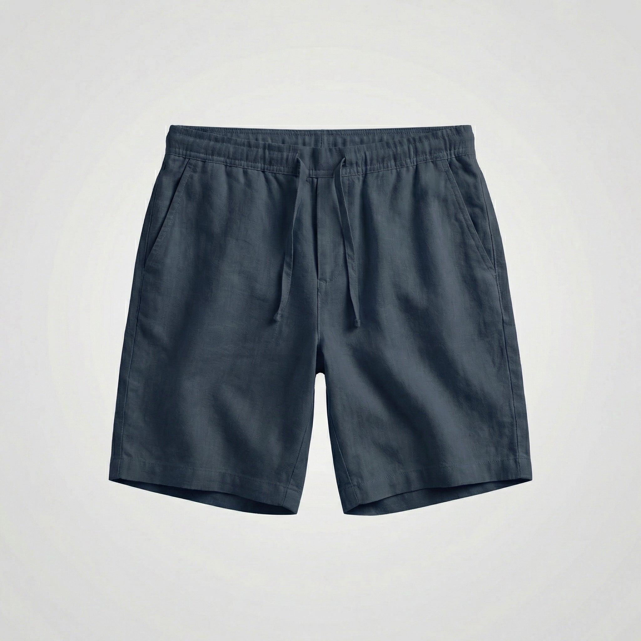 Men's Linen Shorts Elasticated Waist Casual Summer