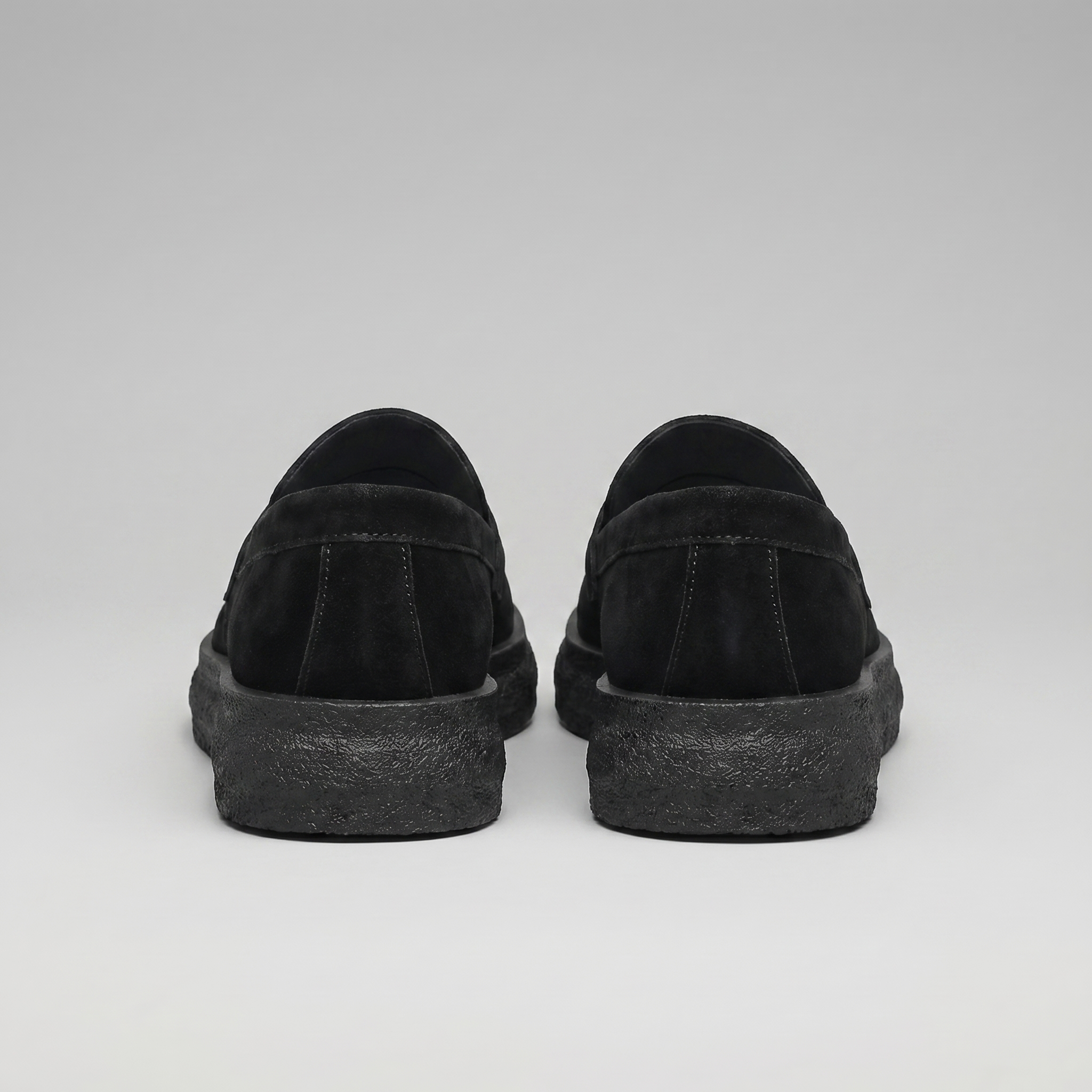 Men's Suede Thick Sole Casual Penny Loafers