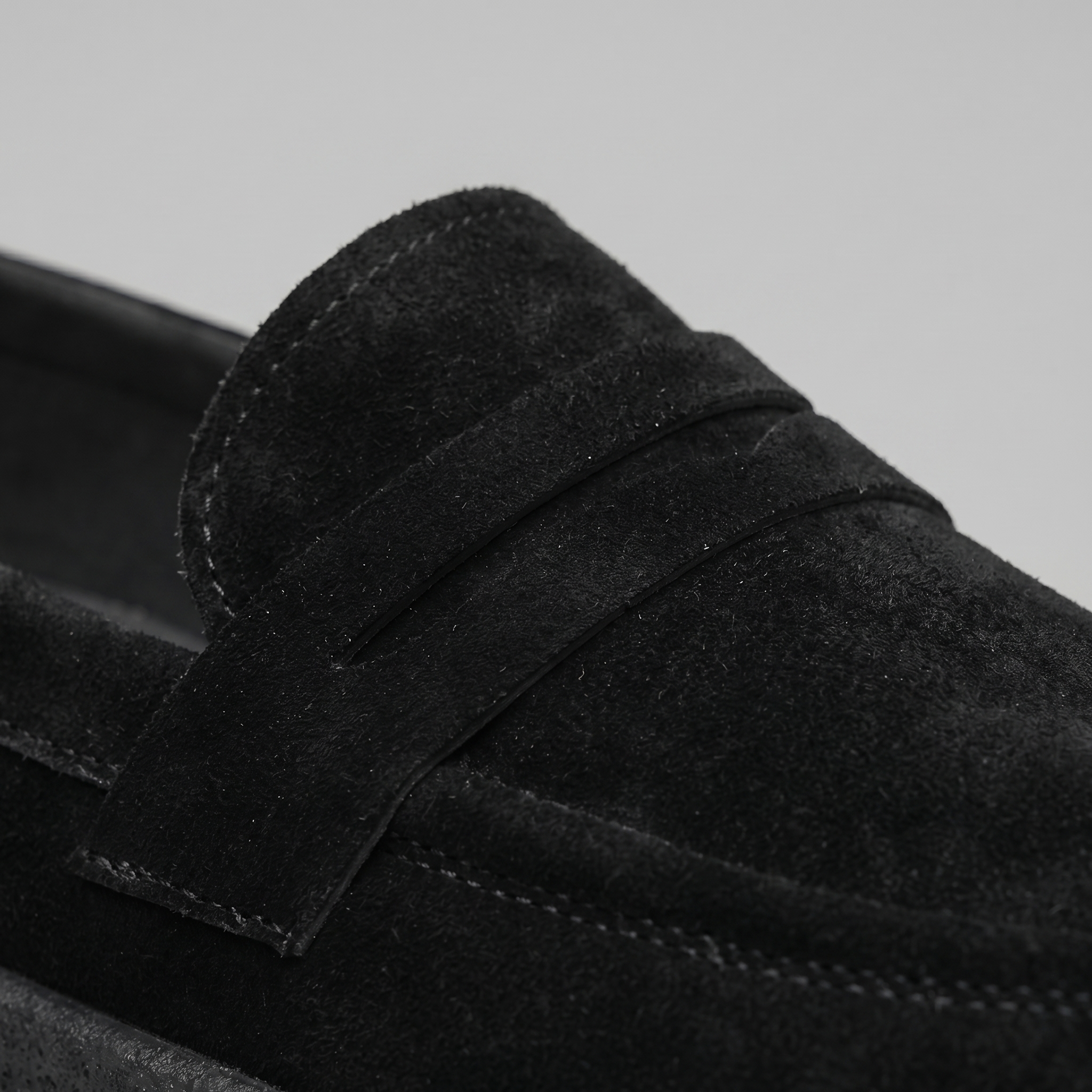 Men's Suede Thick Sole Casual Penny Loafers