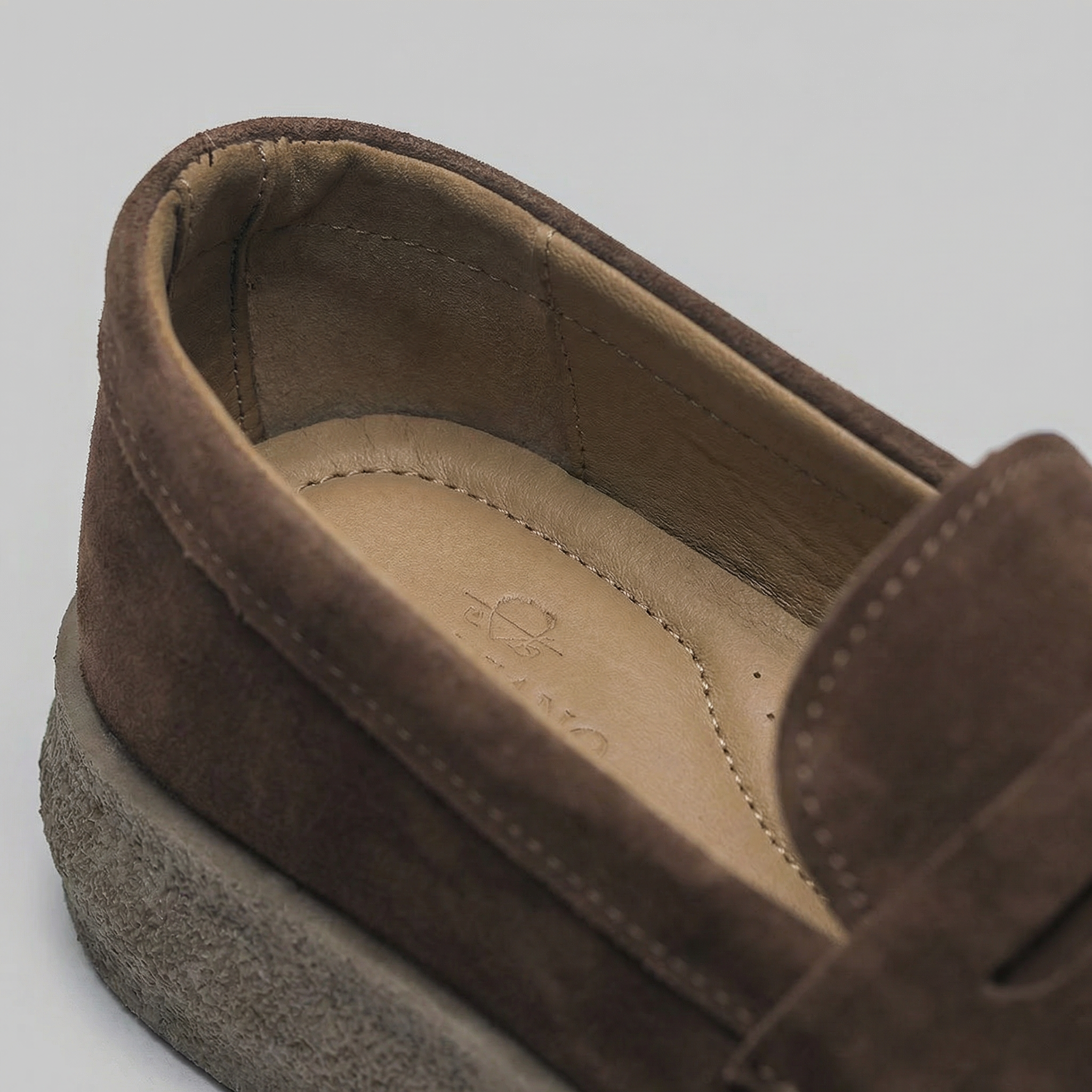Men's Suede Thick Sole Casual Penny Loafers