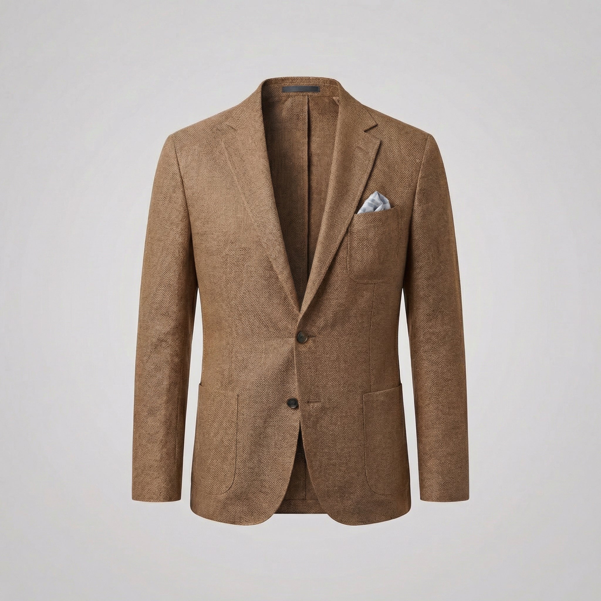 Men's Linen Blazer Single Breasted Smart Casual Summer
