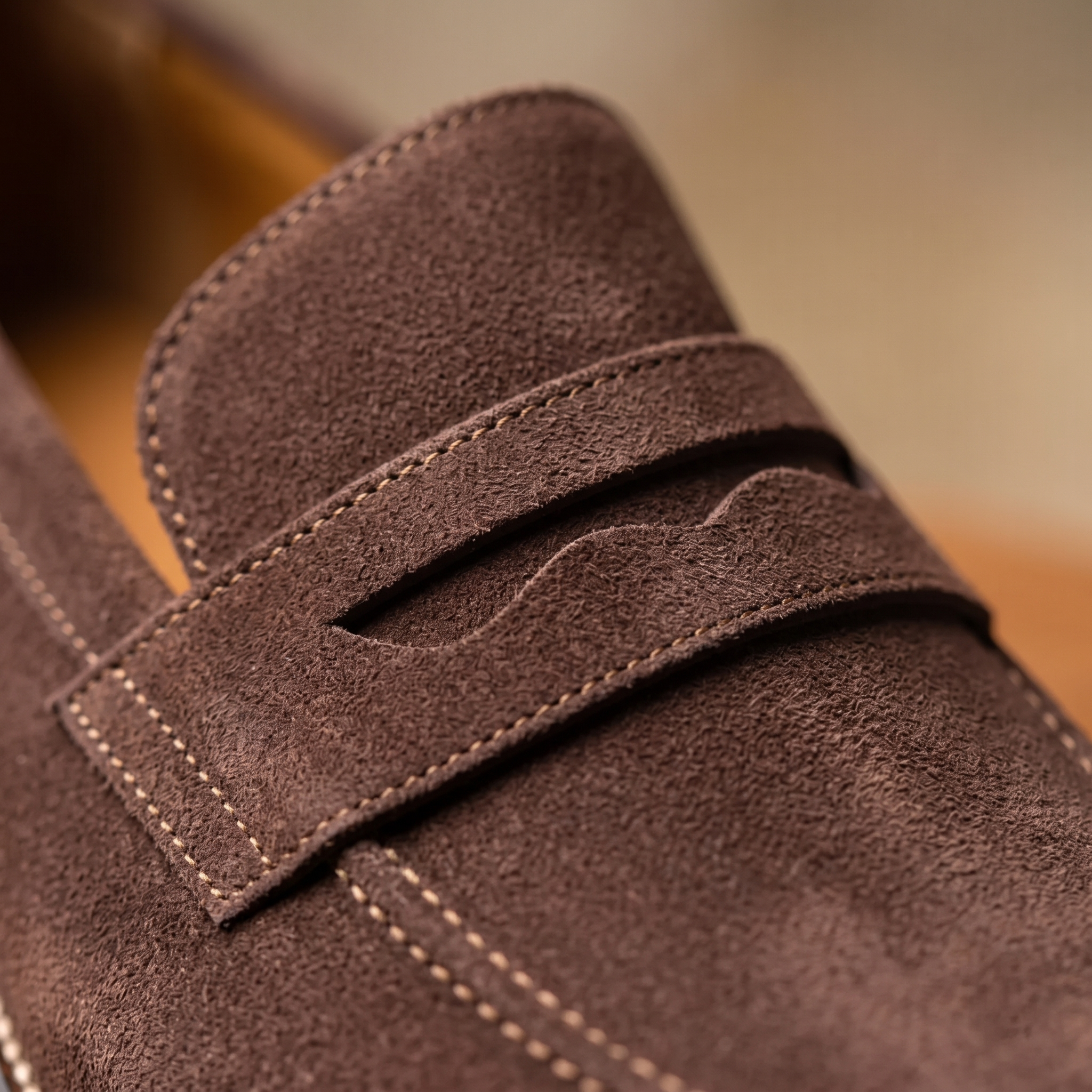 Men's Suede Slip On Smart Casual Penny Loafers