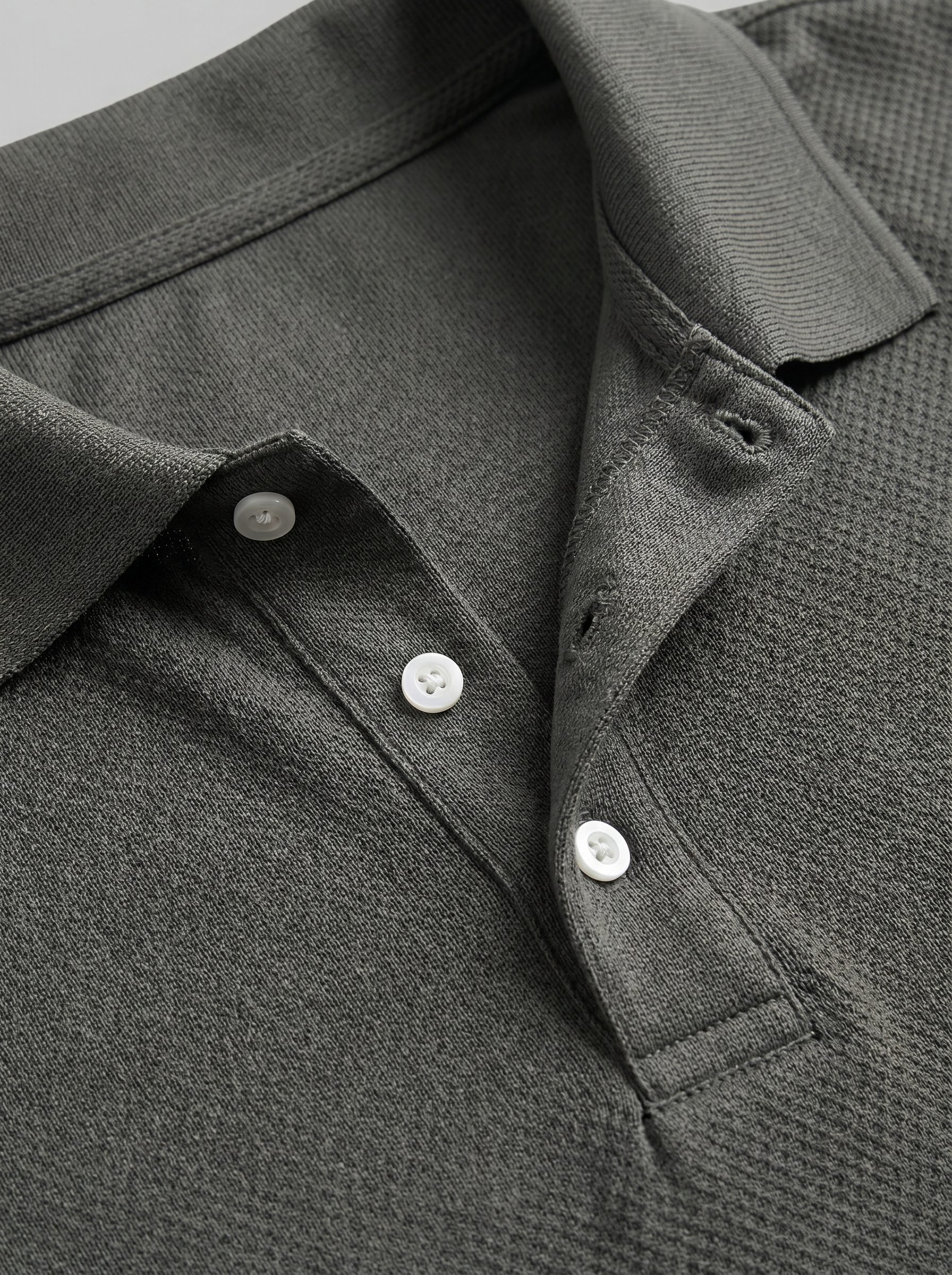 Men's Textured Polo Shirt Shorts Co-ord Set Summer