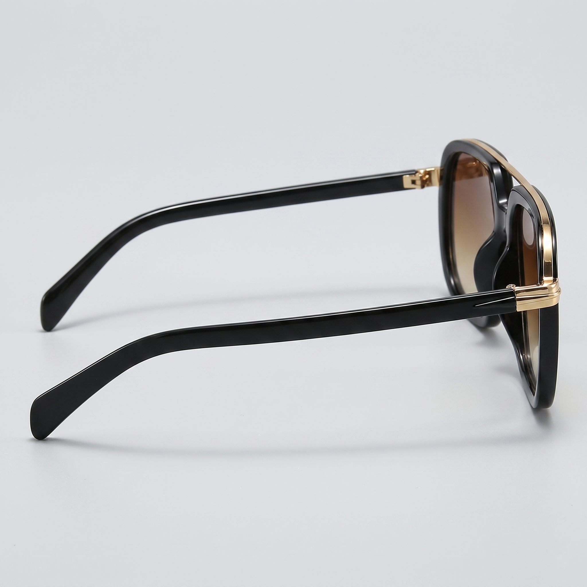 Men's Square Frame Double Bridge Sunglasses Summer