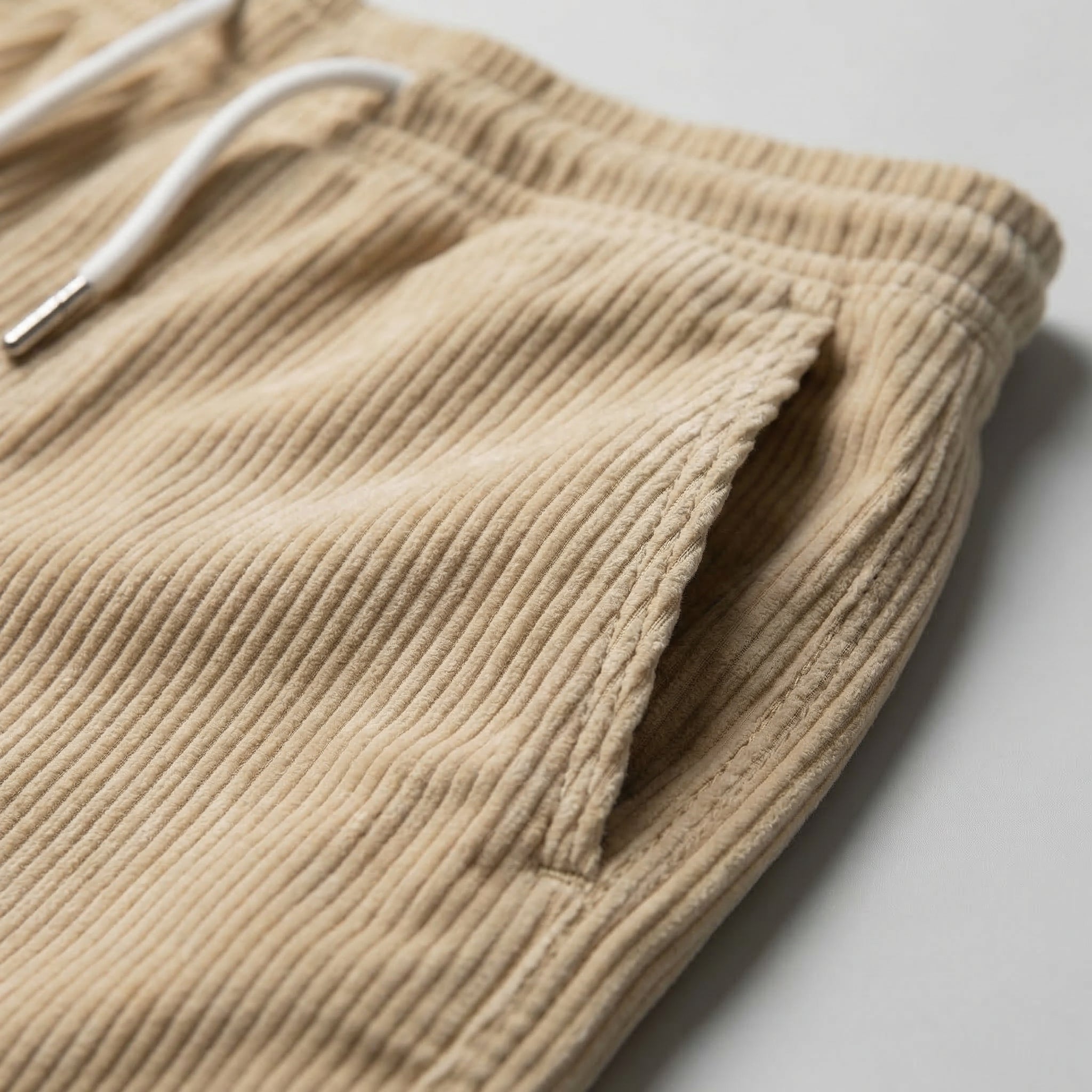 Men's Striped Drawstring Swim Shorts Summer Beach