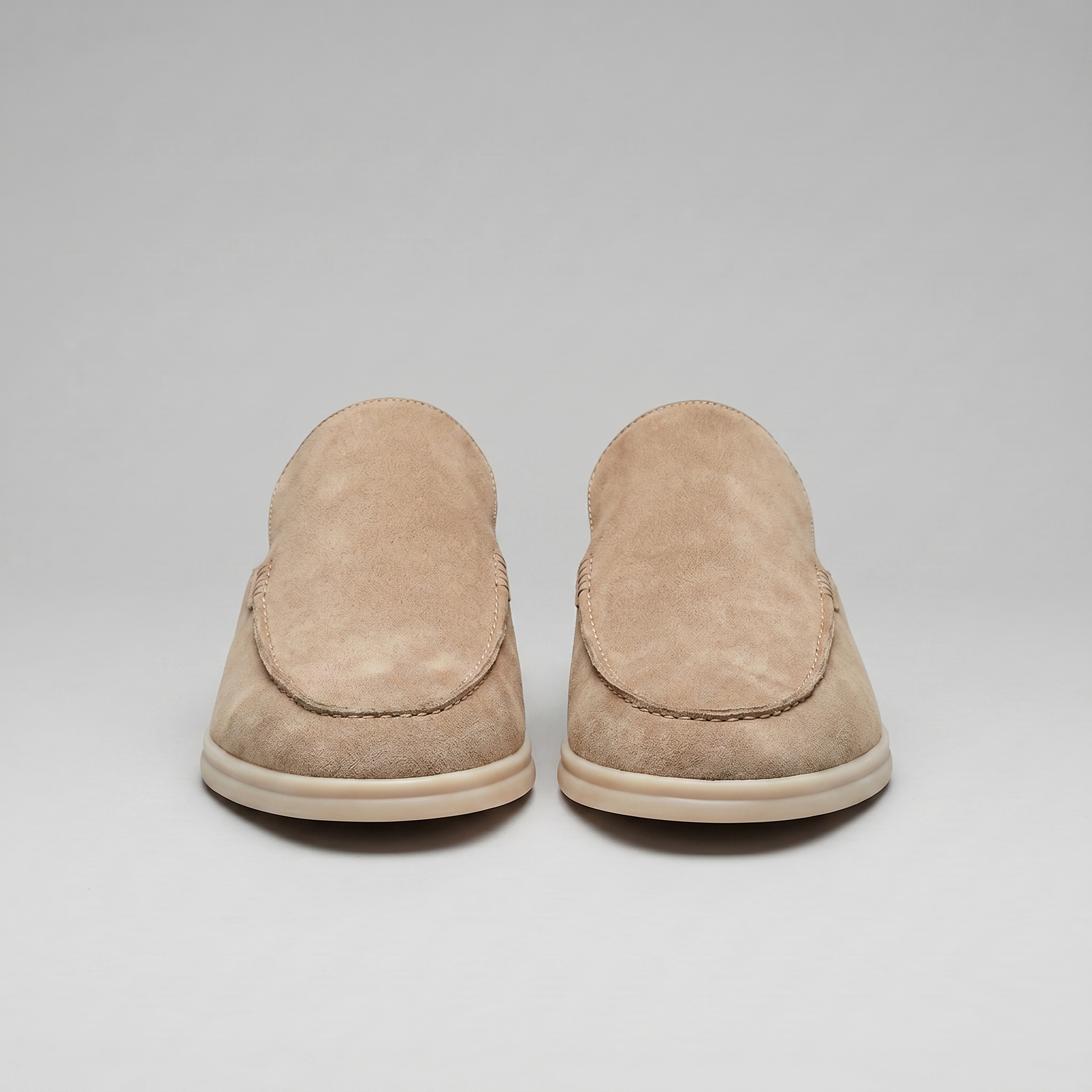 Men's Suede Backless Loafer Mules Slip On Casual Shoes