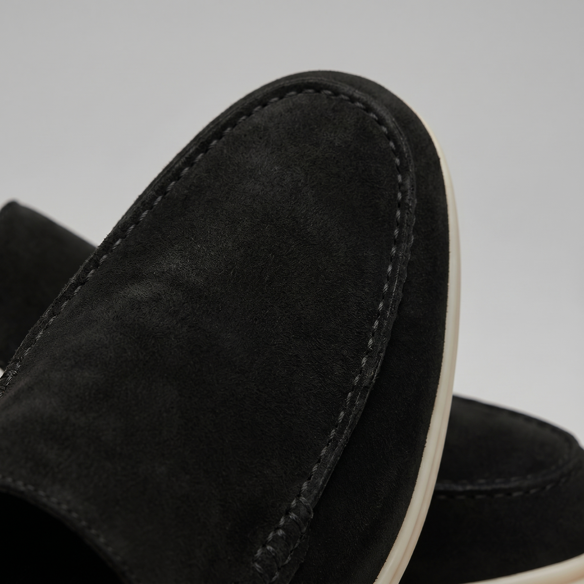 Men's Suede Backless Loafer Mules Slip On Casual Shoes