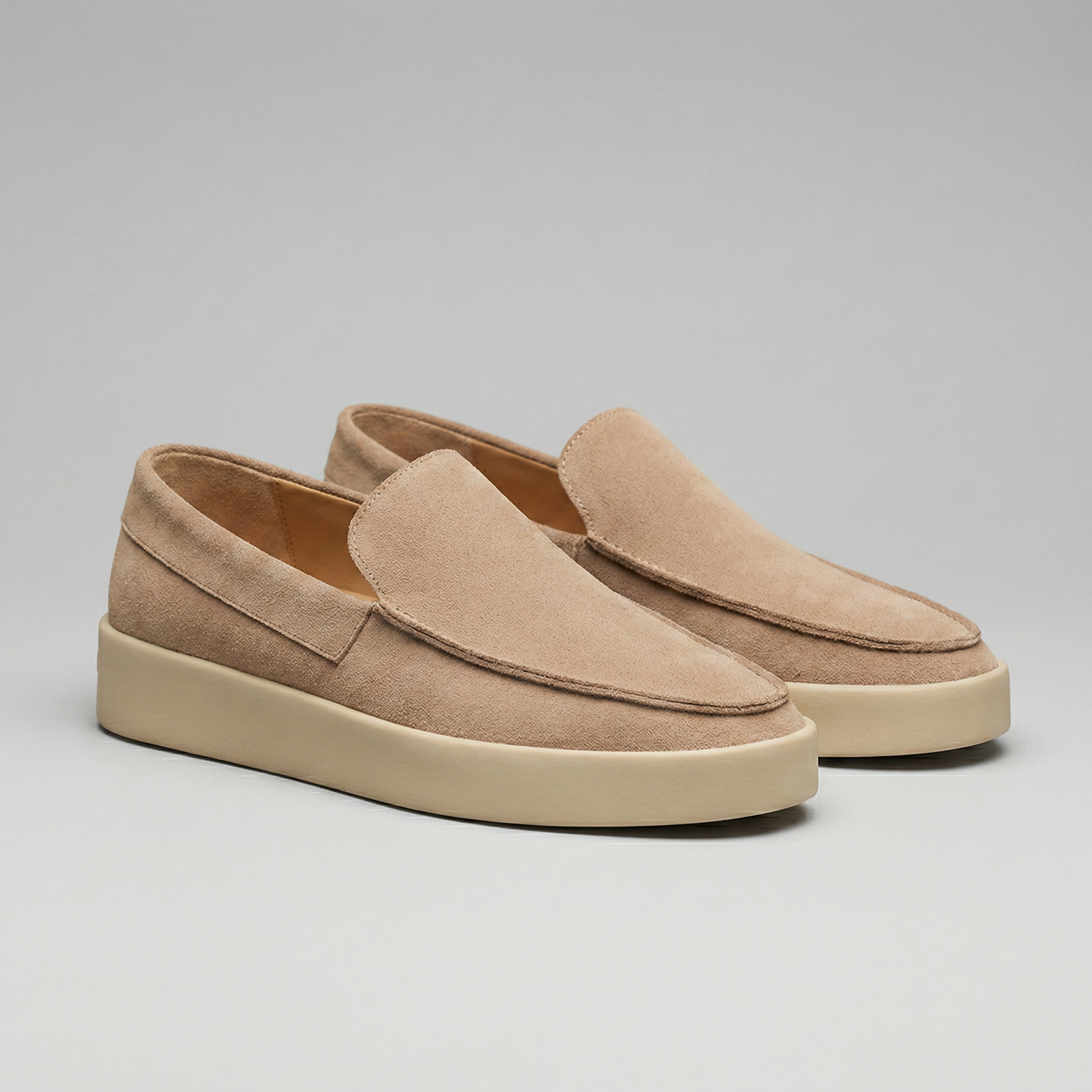 Men's Suede Slip On Loafer Sneakers Casual Shoes