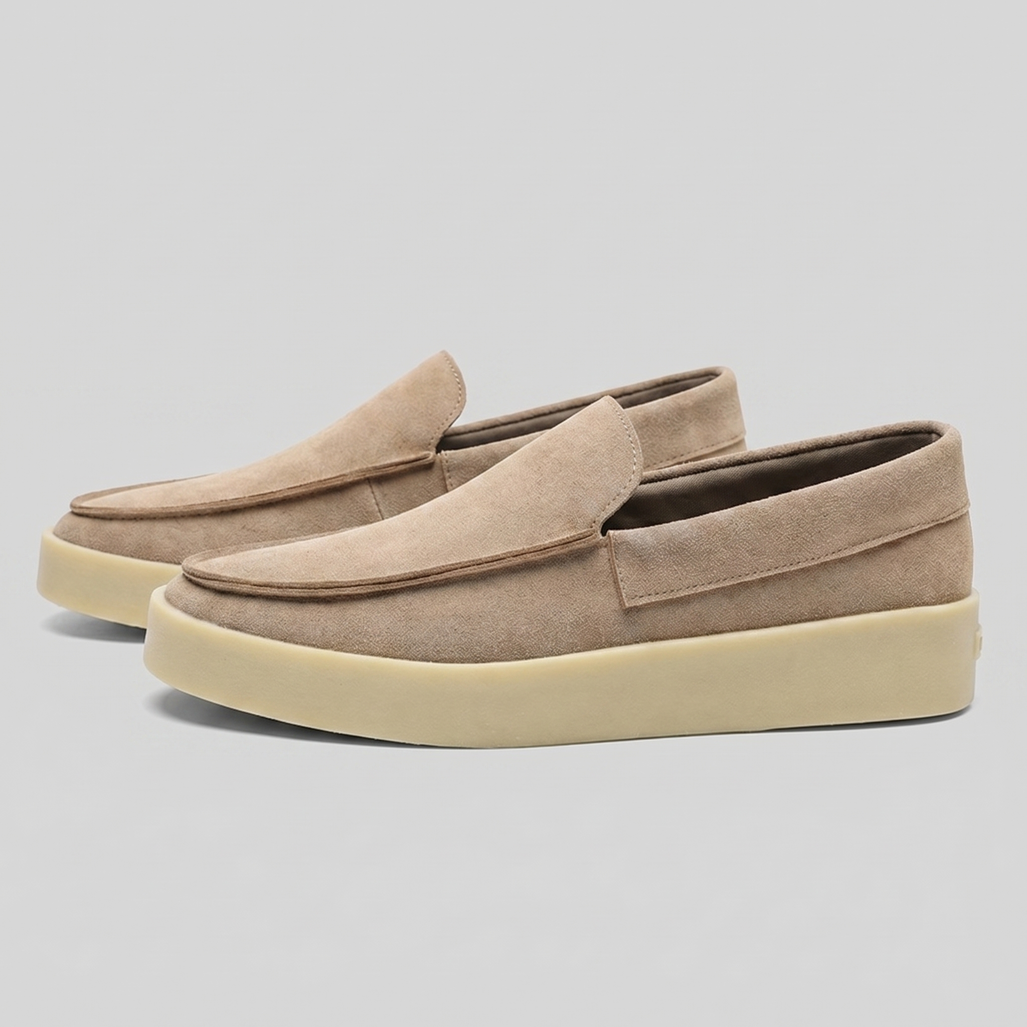Men's Suede Slip On Loafer Sneakers Casual Shoes
